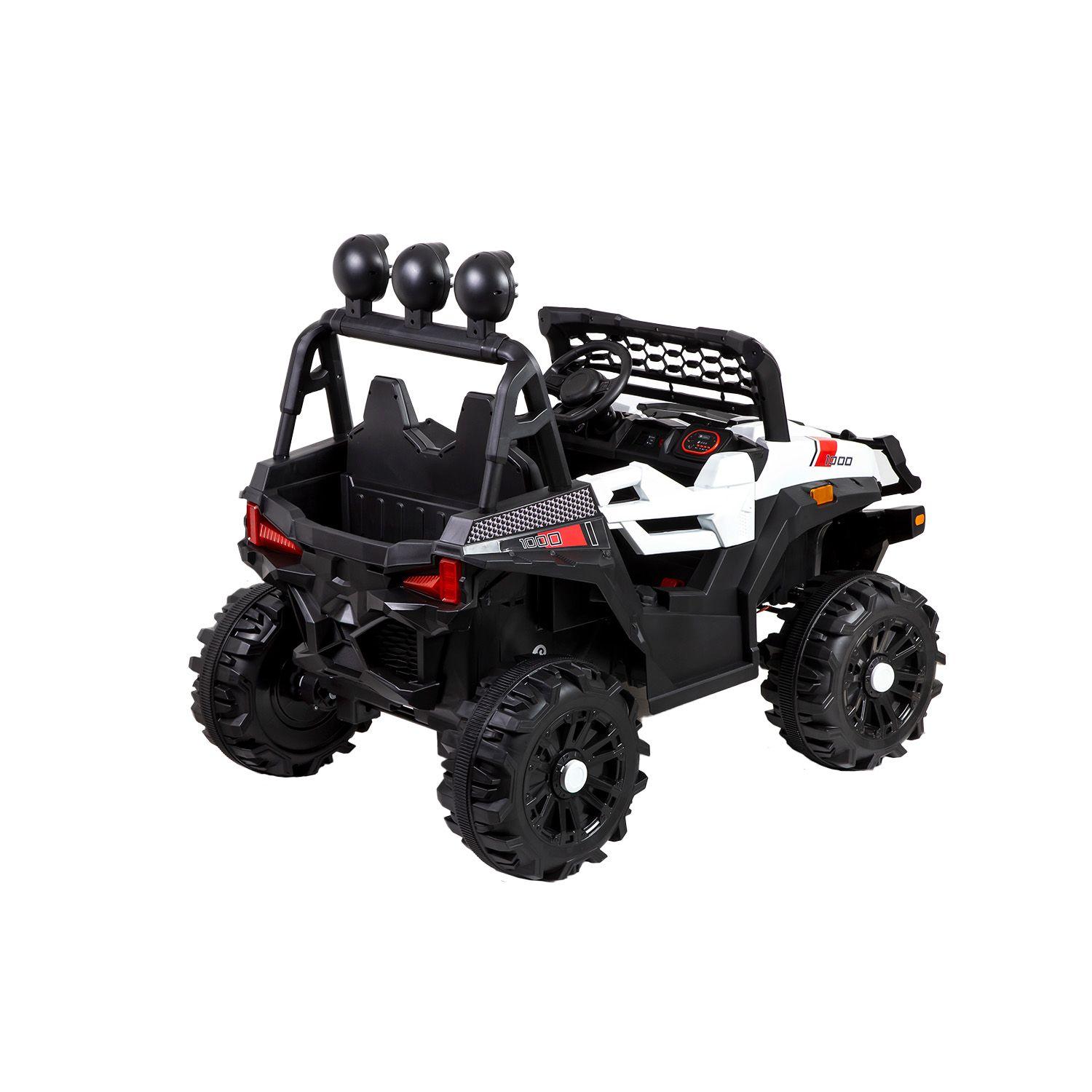 Camioneta Eléctrica SUV todo terreno Explorer Blanco Bebesit-4
