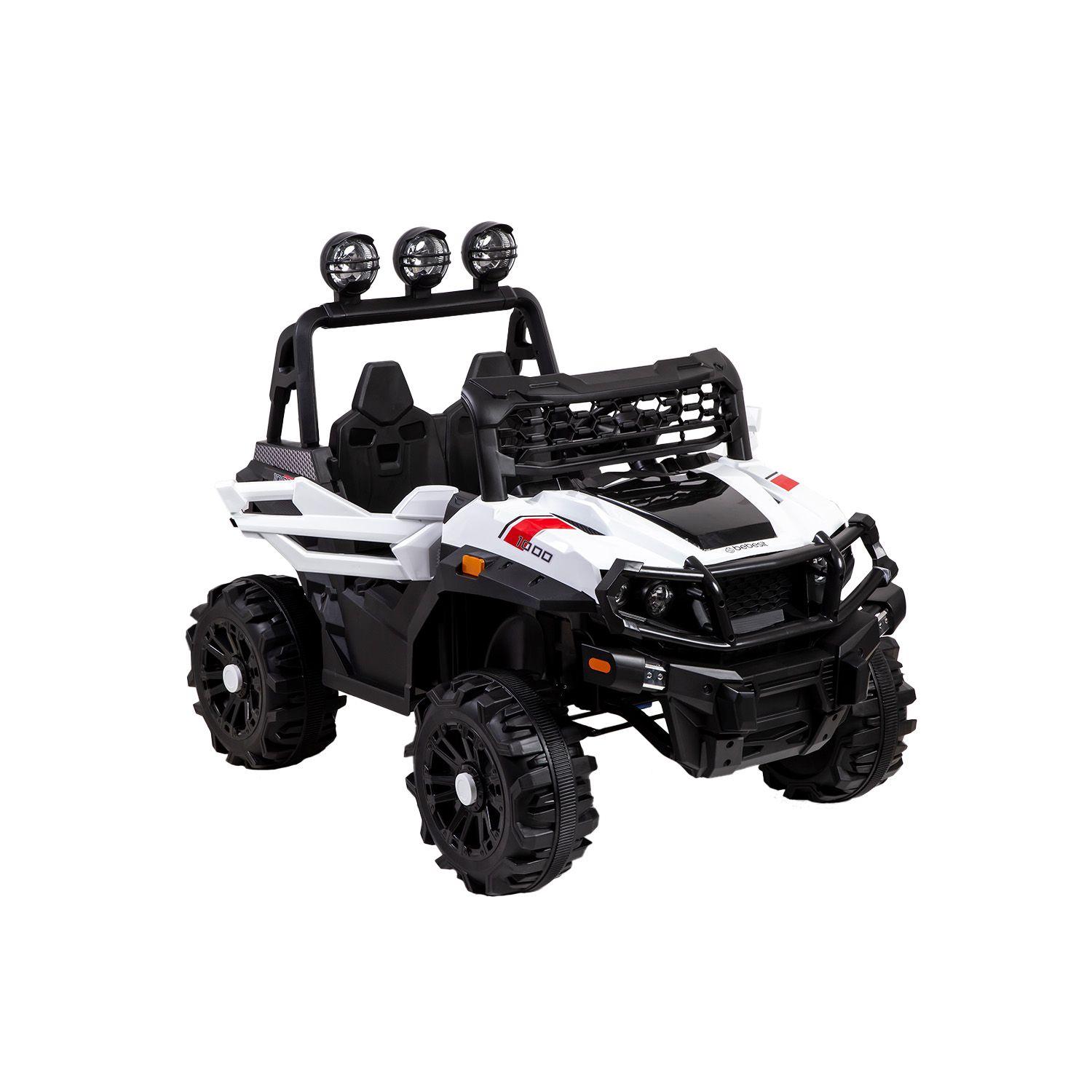 Camioneta Eléctrica SUV todo terreno Explorer Blanco Bebesit-5
