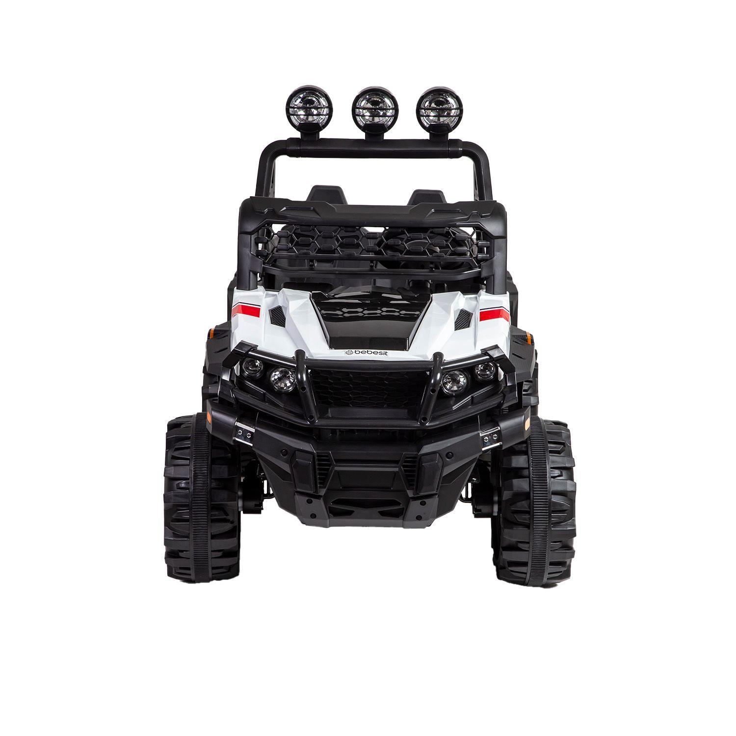 Camioneta Eléctrica SUV todo terreno Explorer Blanco Bebesit-3