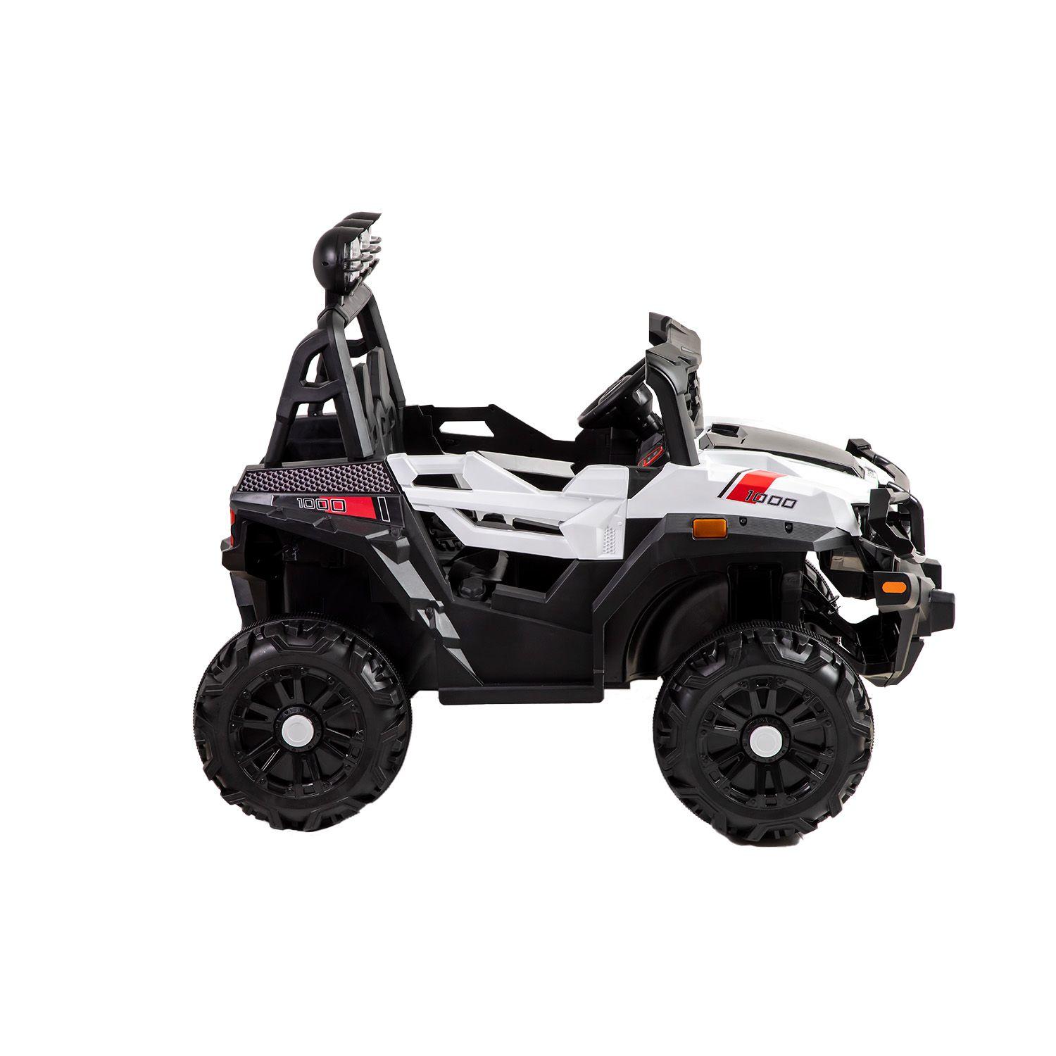 Camioneta Eléctrica SUV todo terreno Explorer Blanco Bebesit-4