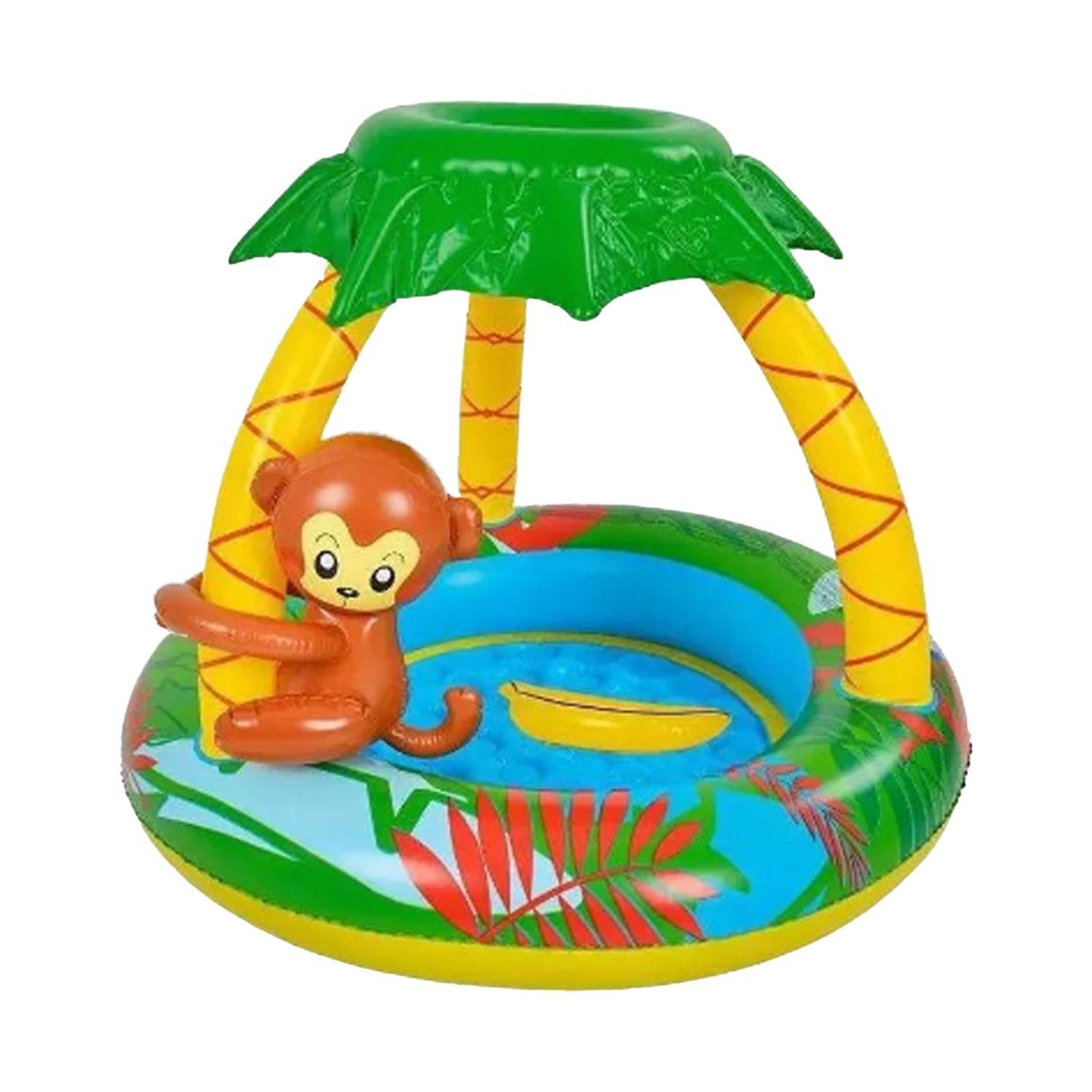 Piscina Infantil Inflable Selva Parasol Be Splash By Bebesit-0