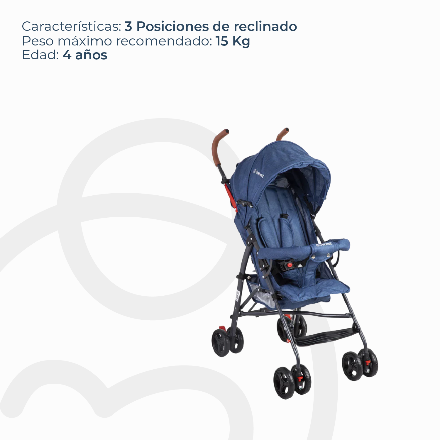 Coche Paragua 5126 Azul-5