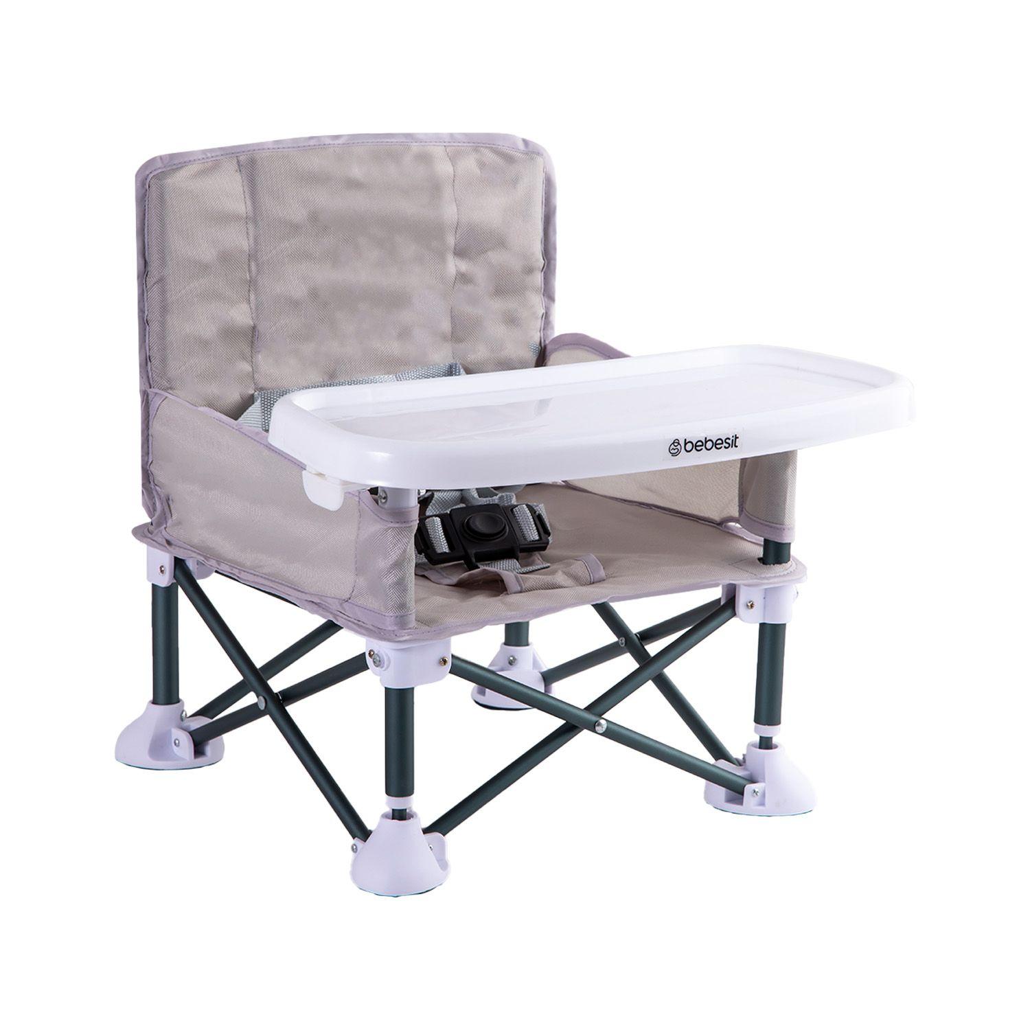 Silla de Comer Plegable Camping XT01 Gris-0