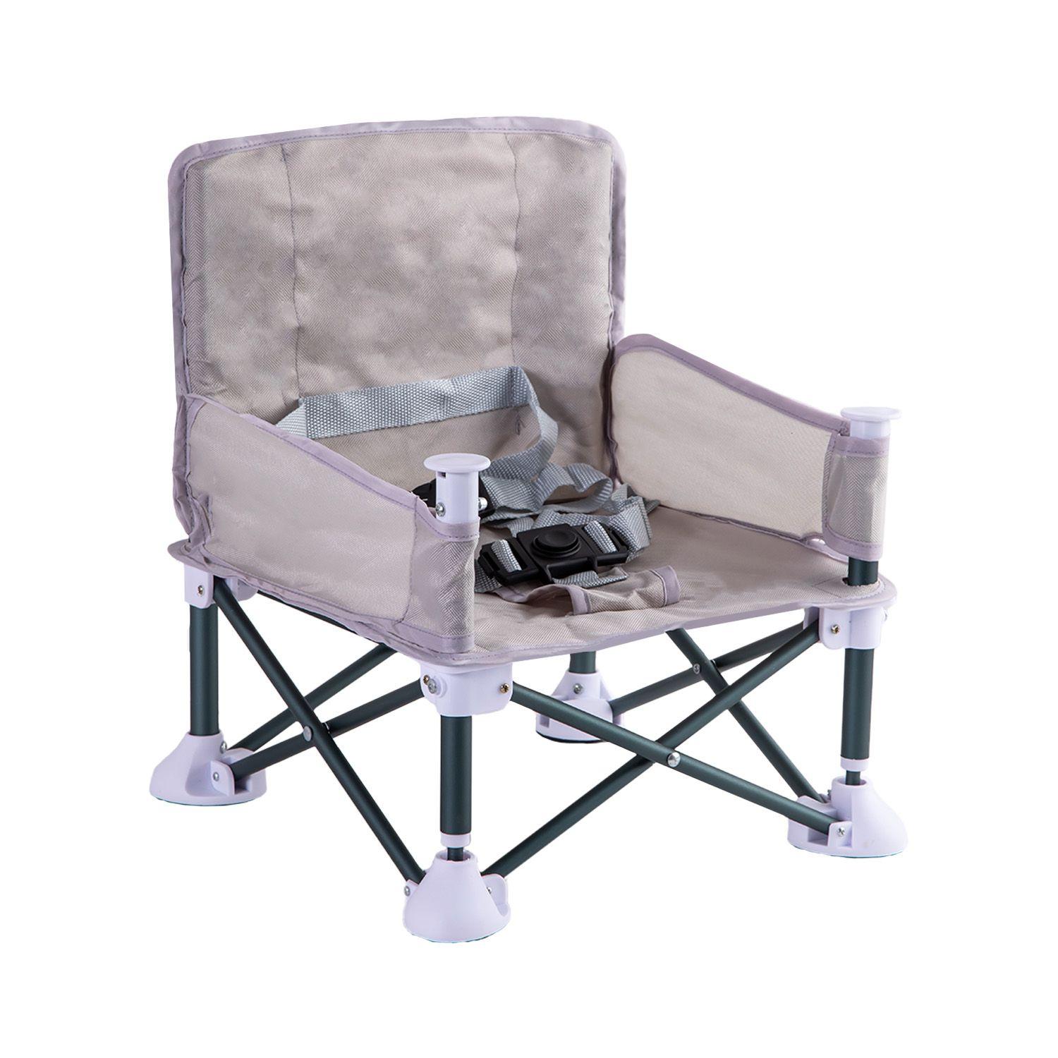 Silla de Comer Plegable Camping XT01 Gris-2