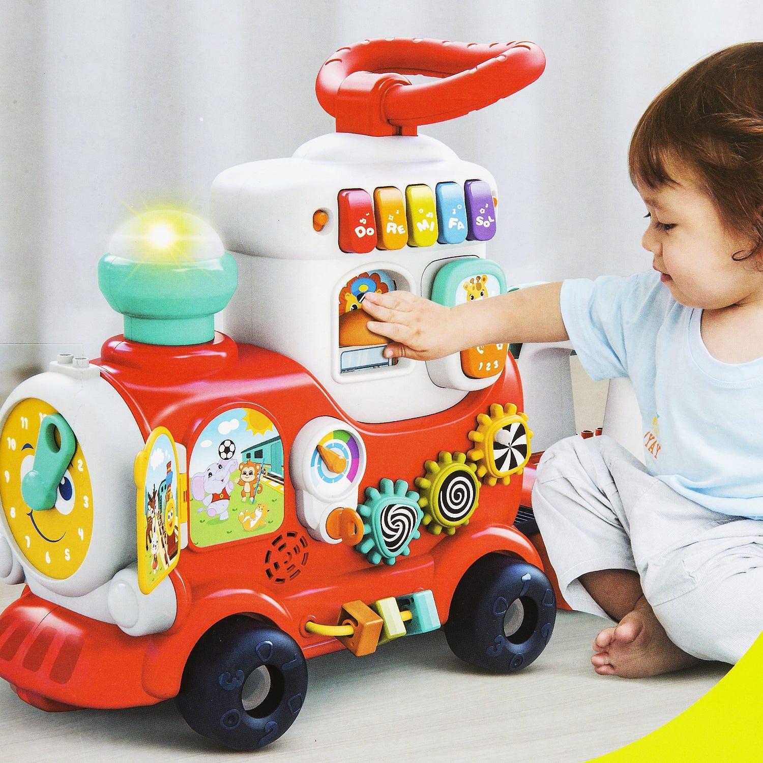 Corre Pasillo Caminadora 4 en 1 Tren Bebesit-3