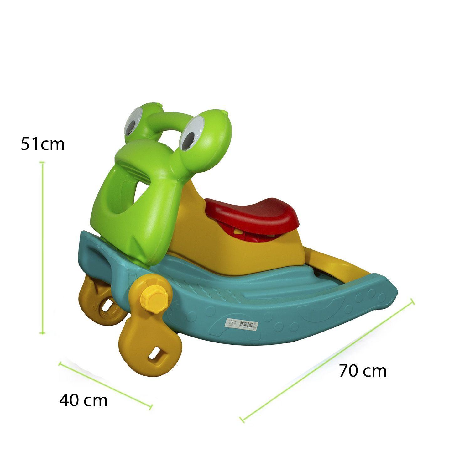 Balancin Resbalin Tobogan  2en1 Verde-8
