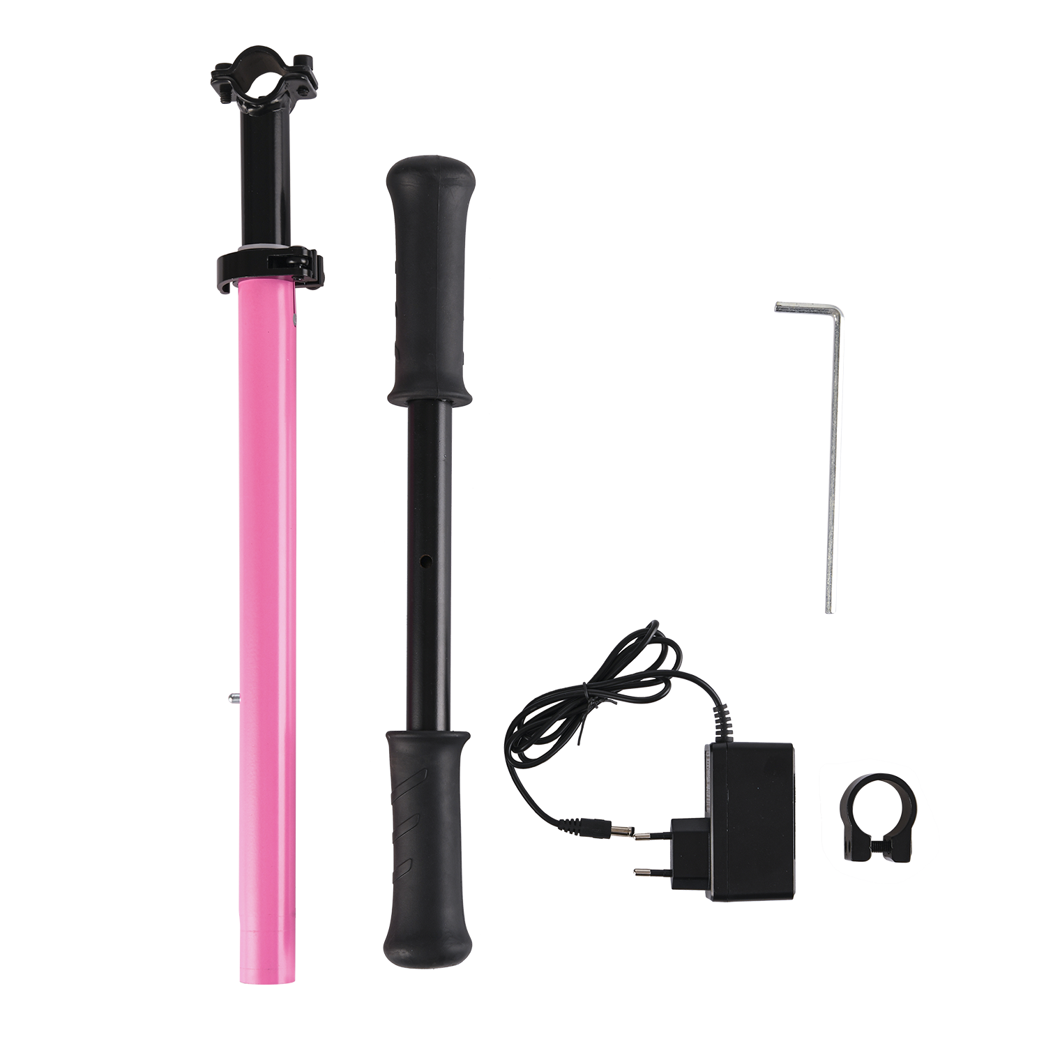 Monopatín Electrico Plegable E-Scooter 60W 24V2000mah Rosado-2