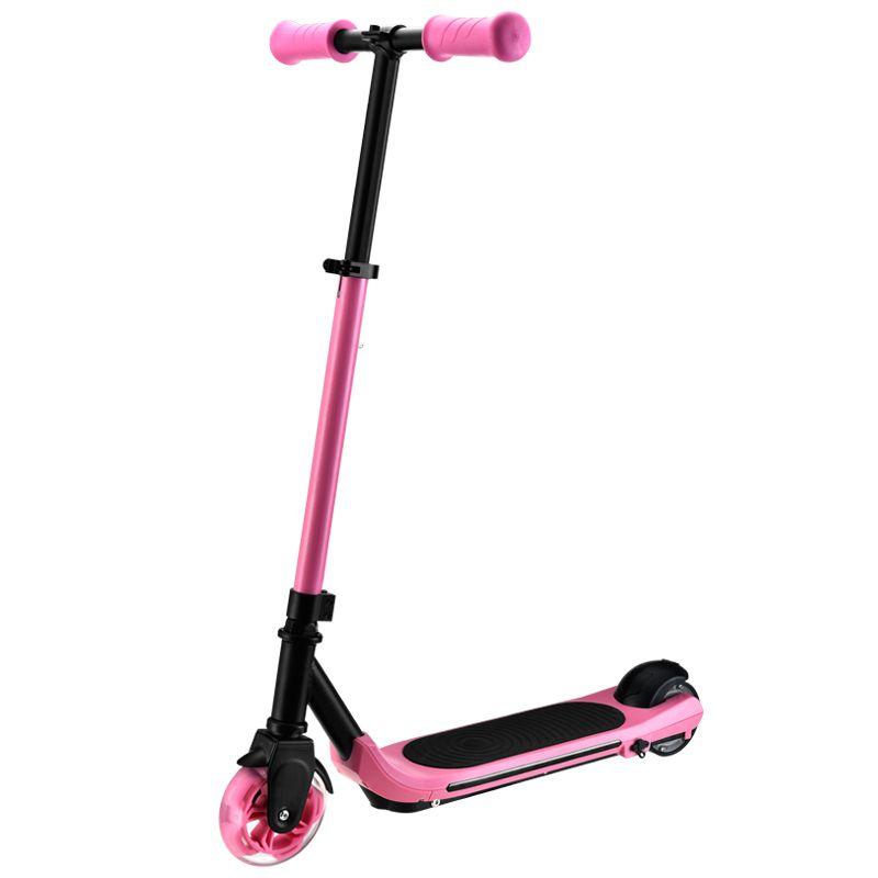 Monopatín Eléctrico Plegable E-Scooter 60W 24V2000mah Rosado-3