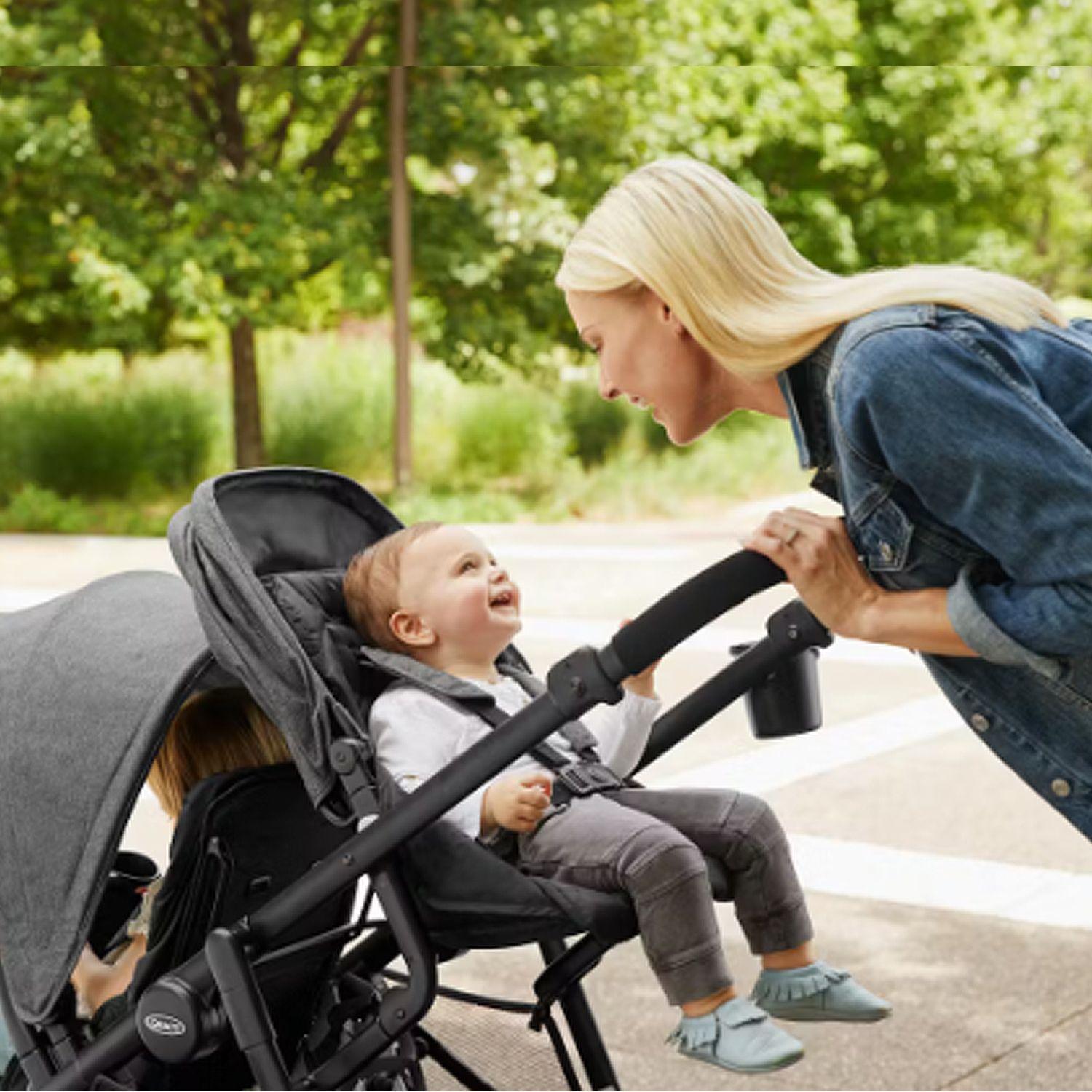 Coche de Paseo Doble Ready2Grow LX 2.0 Clark Graco-5