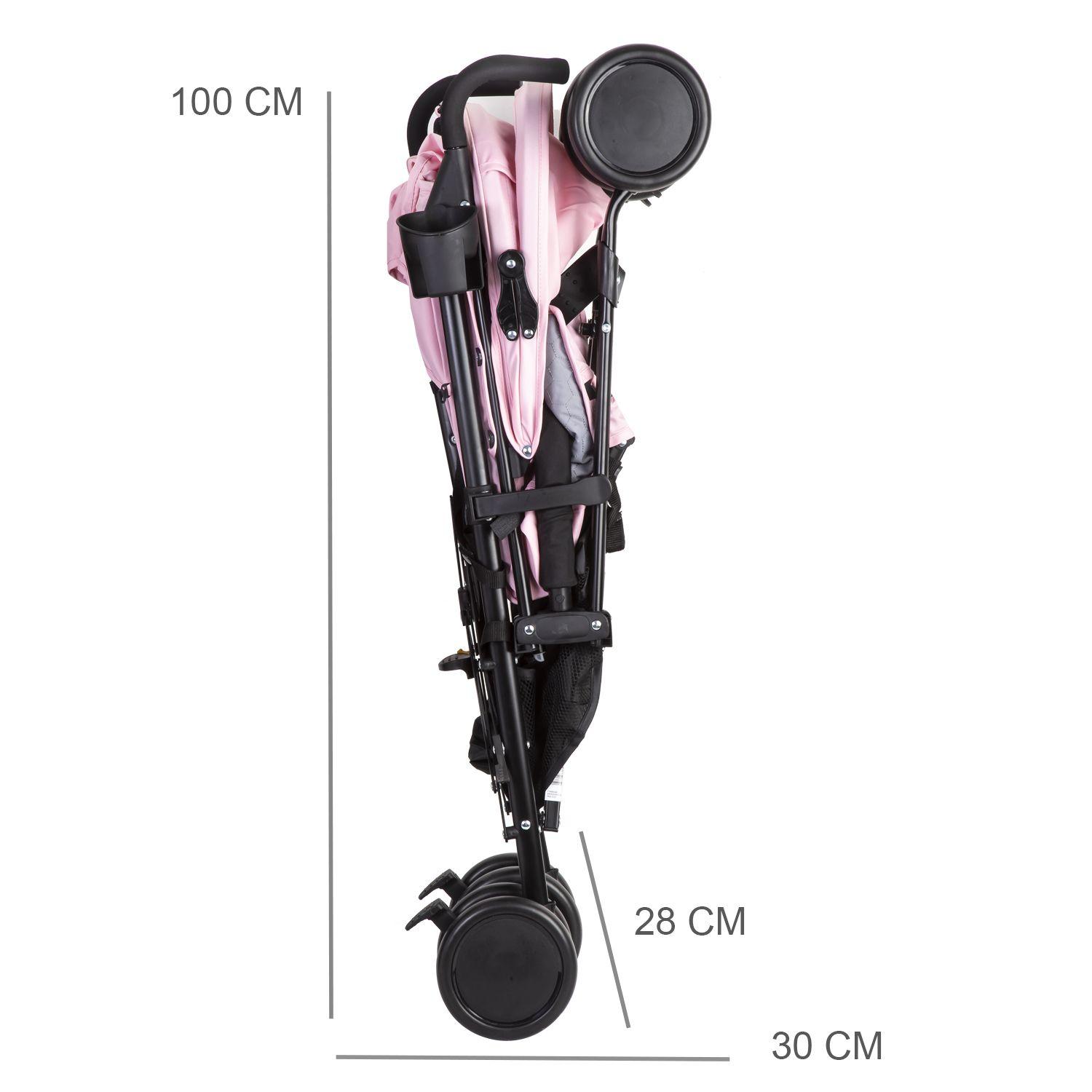 Coche Paragua Khronos Rosado-5