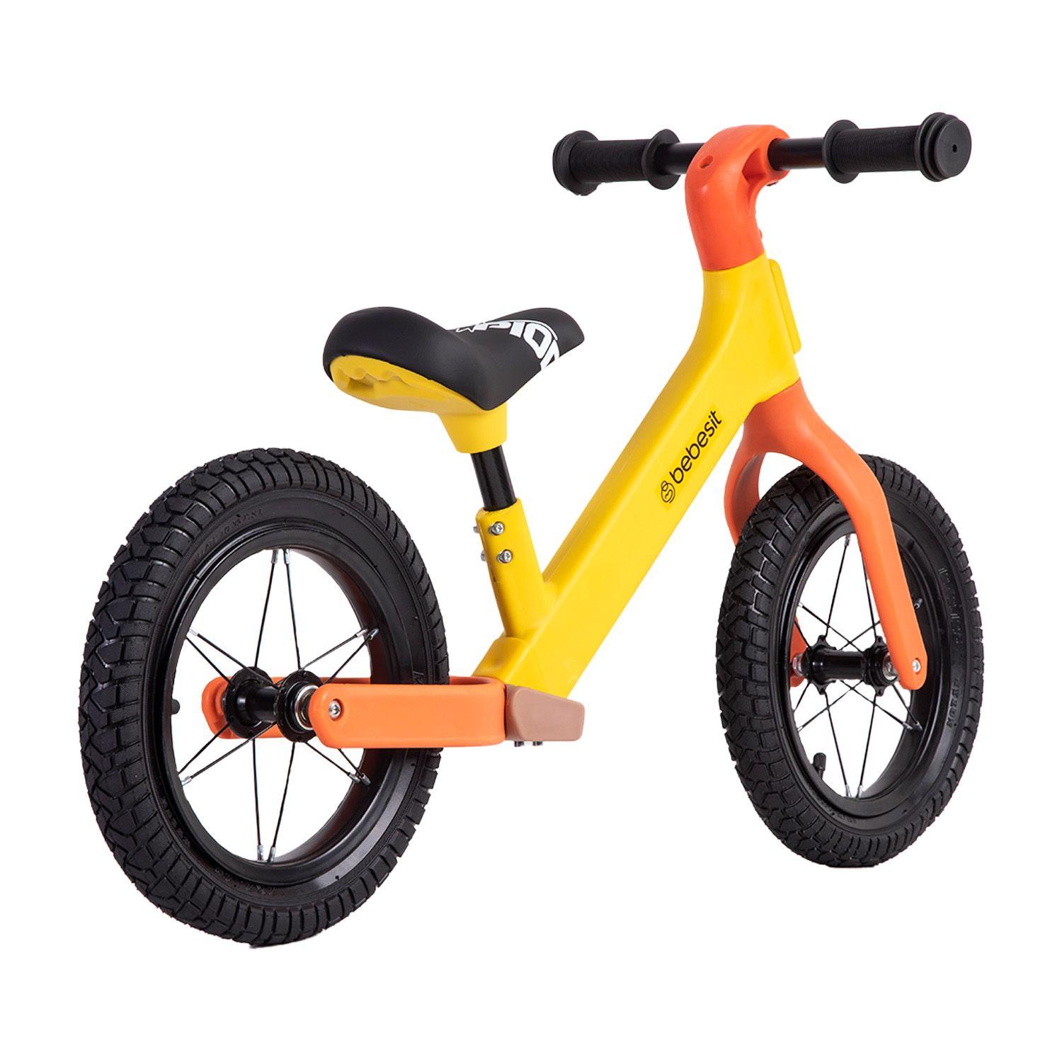Bicicleta De Equilibrio Aprendizaje Neo Amarillo Bebesit-3
