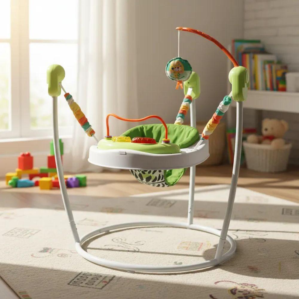 Centro de Actividad Saltarin Con Musica Jump & Play Verde-2