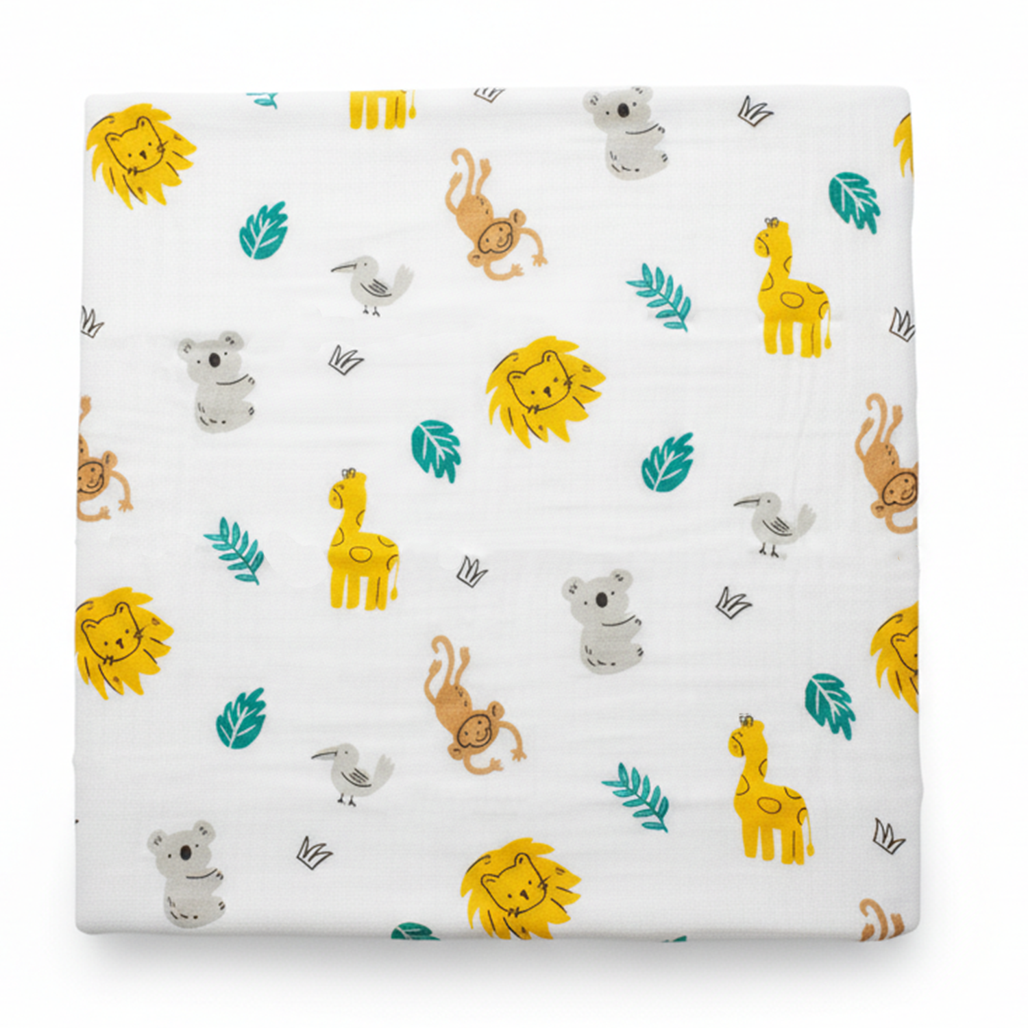 Pack 3 Mantas de Muselina 100% Algodón – 75 x 75 cm-3