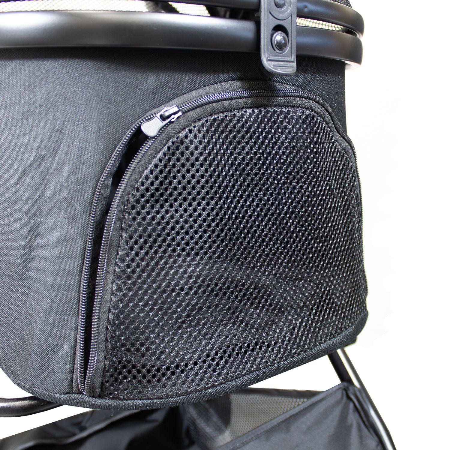 Coche para Mascotas Premium Maine Negro-6