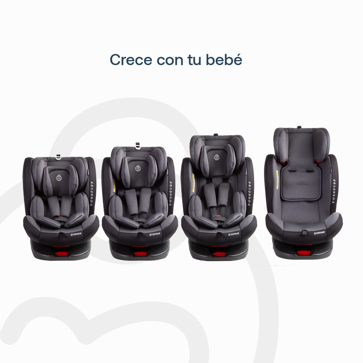 Silla de Auto Saturn Dark Grey-5