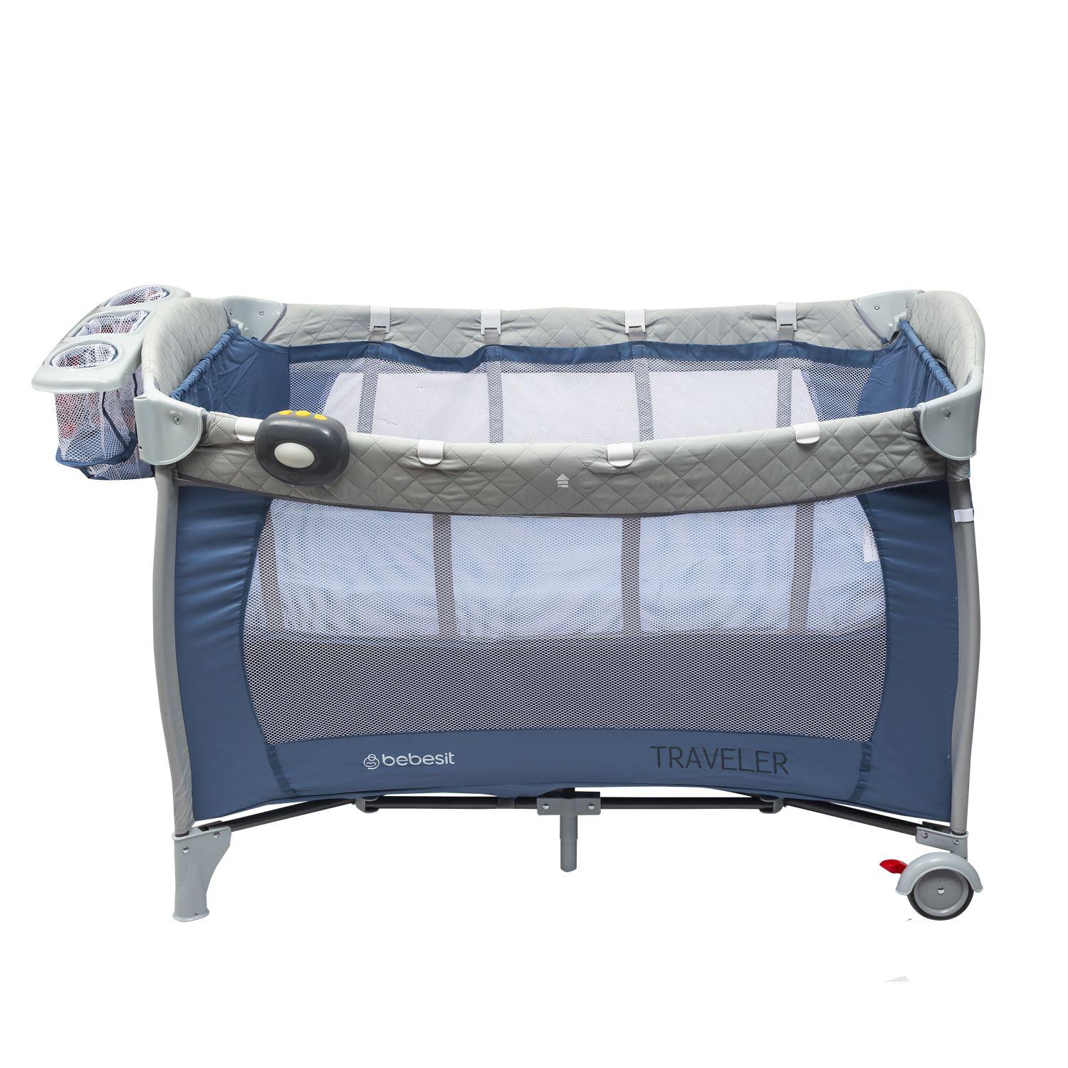 Cuna Pack and Play Traveler Azul-4