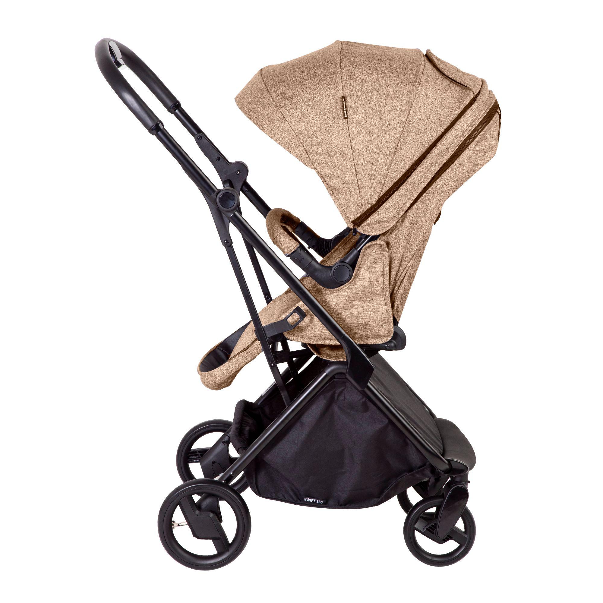 Coche Travel System Swift 360 Beige Bebesit-2