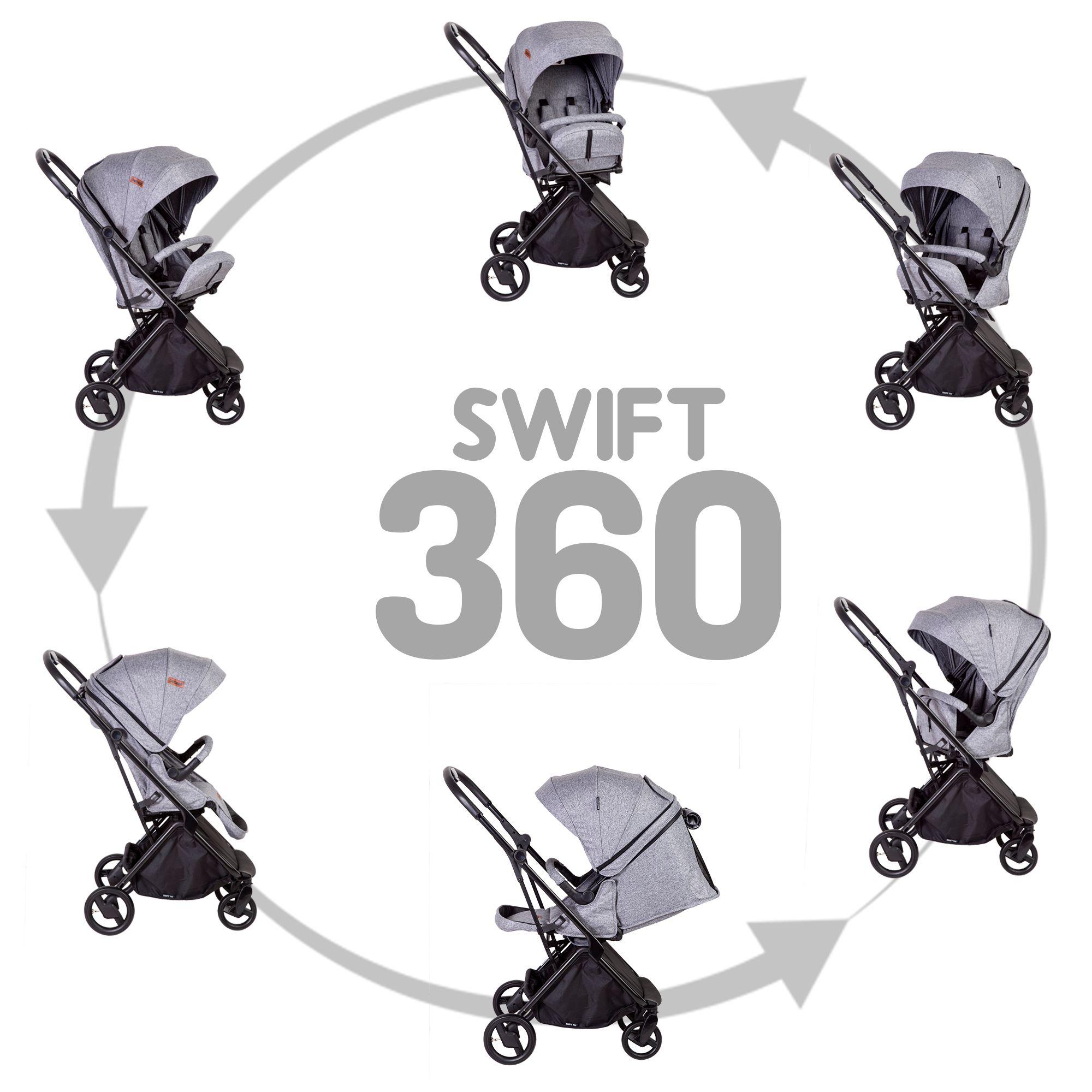 Coche Travel System Swift 360 Beige Bebesit-8