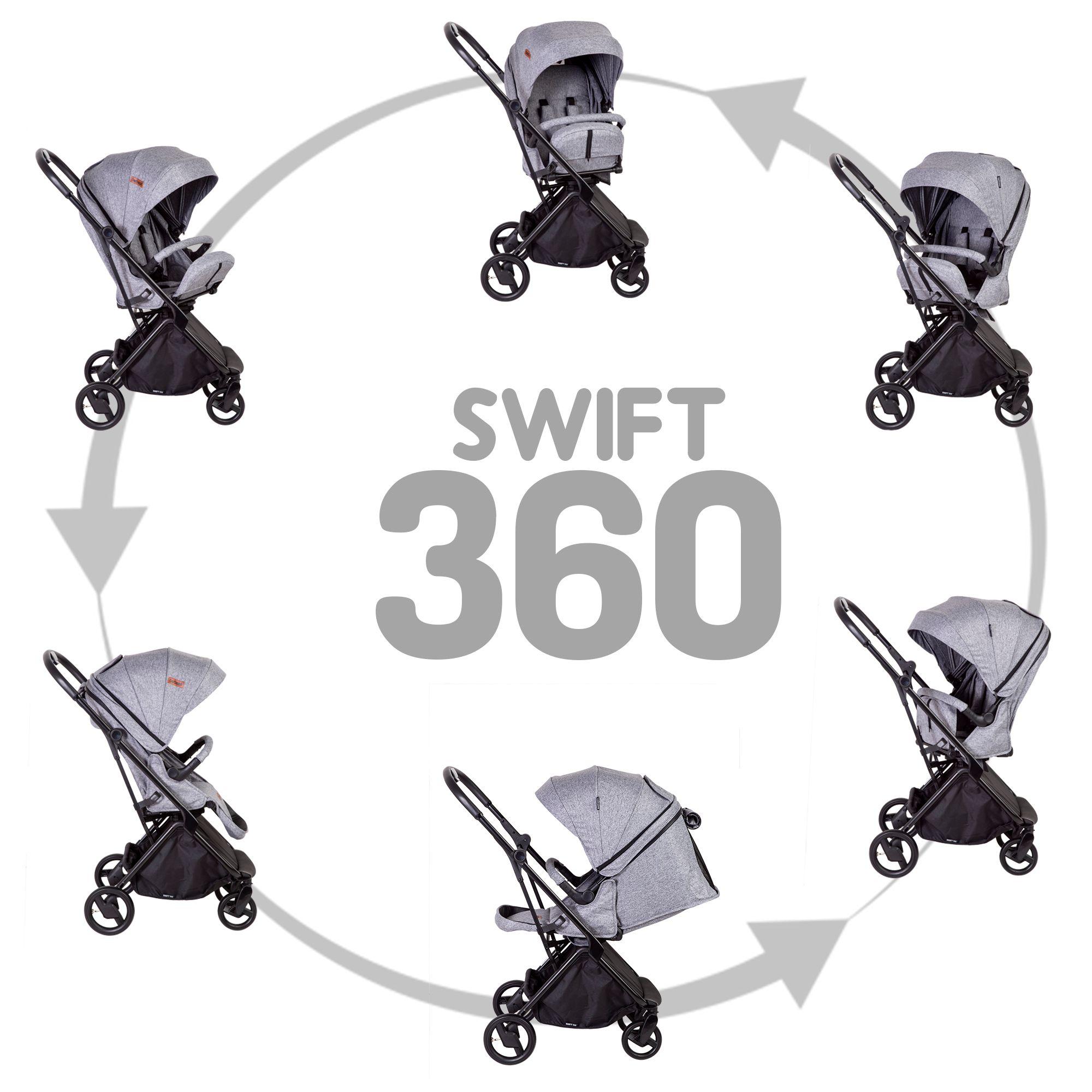 Coche Travel System Swift 360 Beige Bebesit-8