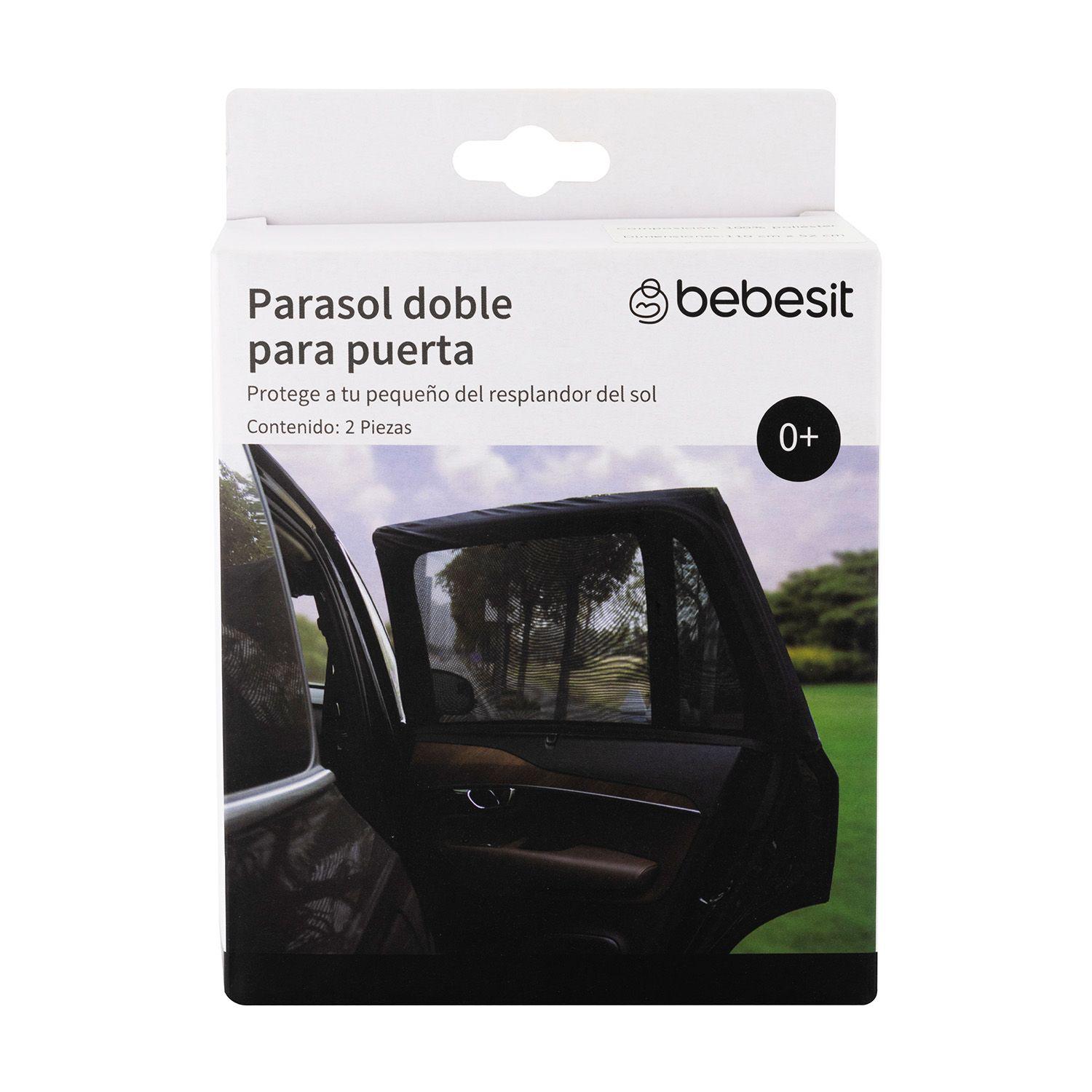 Protector x2 sol auto parasol Bebe doble puerta completa-1