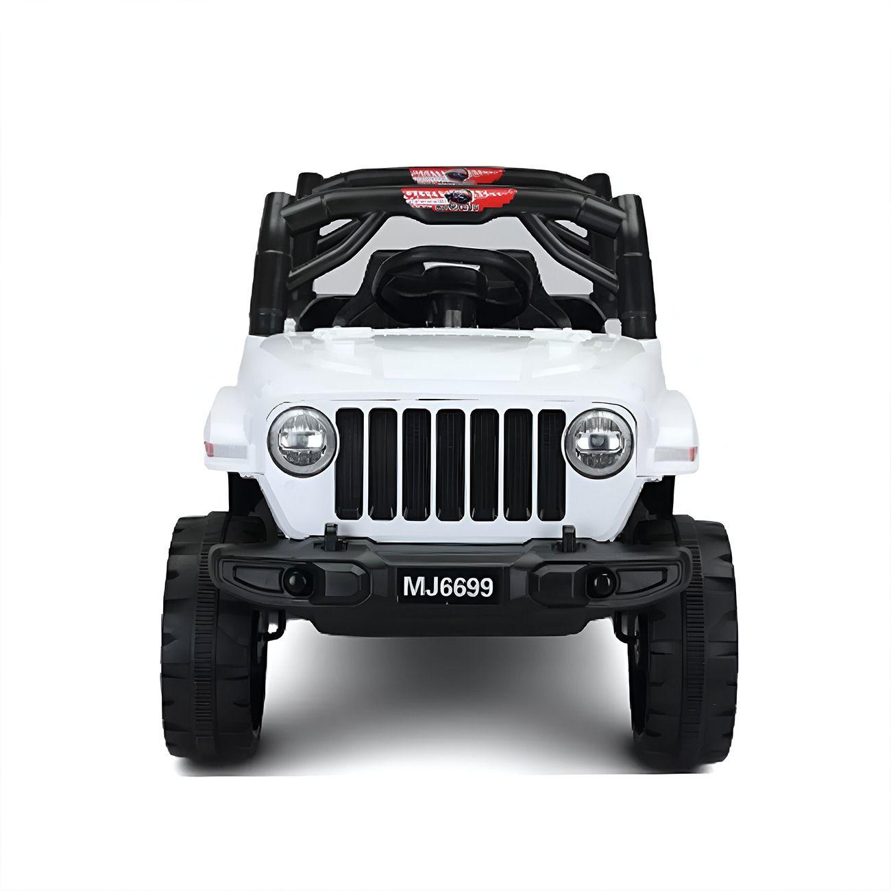Auto a Batería Jeep Cherokee Blanco Bebesit-0