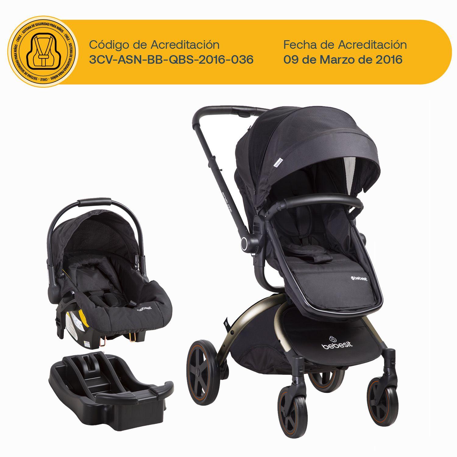 Coche Cuna Travel System Deluxe 360° SX Dorado Bebesit-5