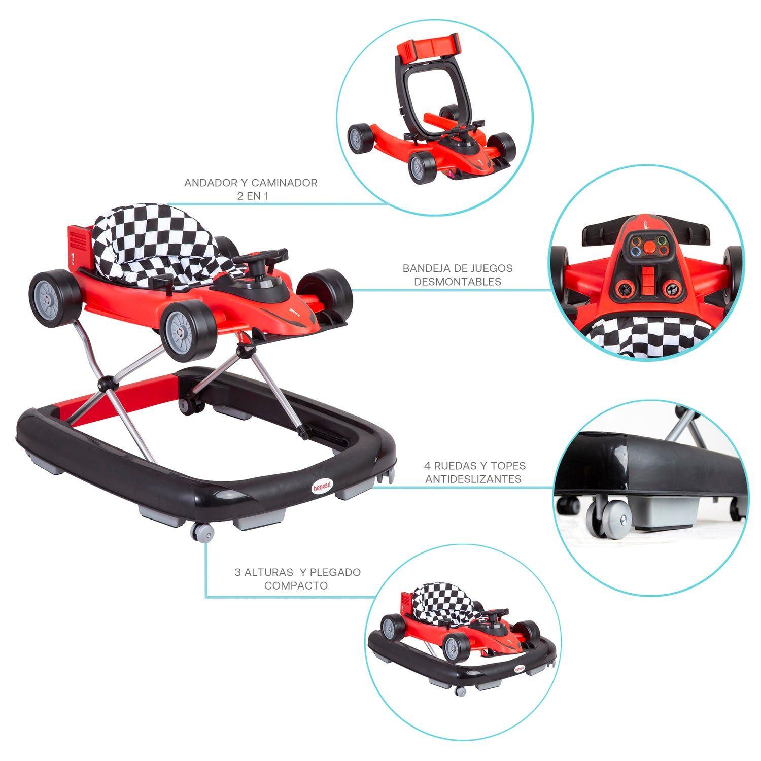 Andador Seat&Walk Rosado-9