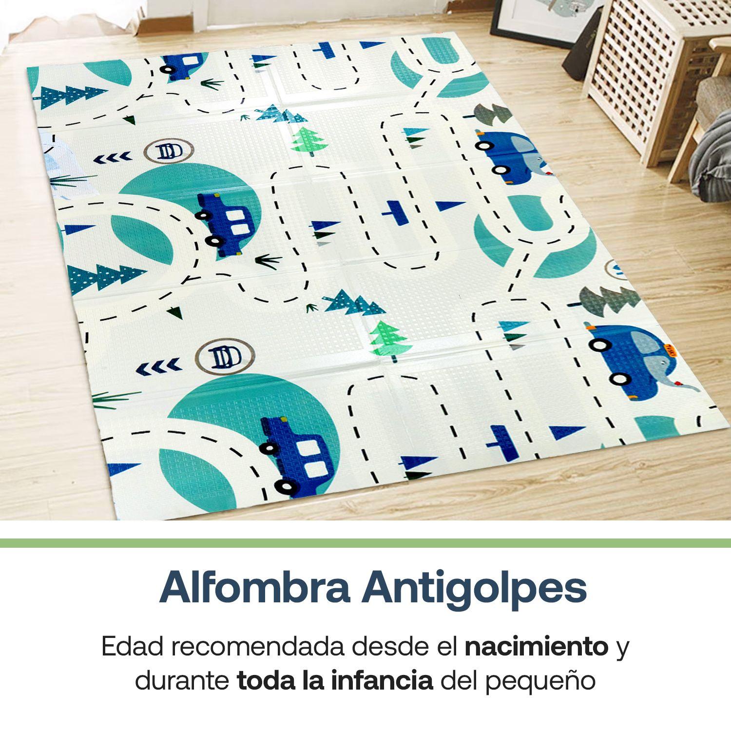 Alfombra Antigolpes Plegable 180X200 Auto y Montaña Bebesit-2