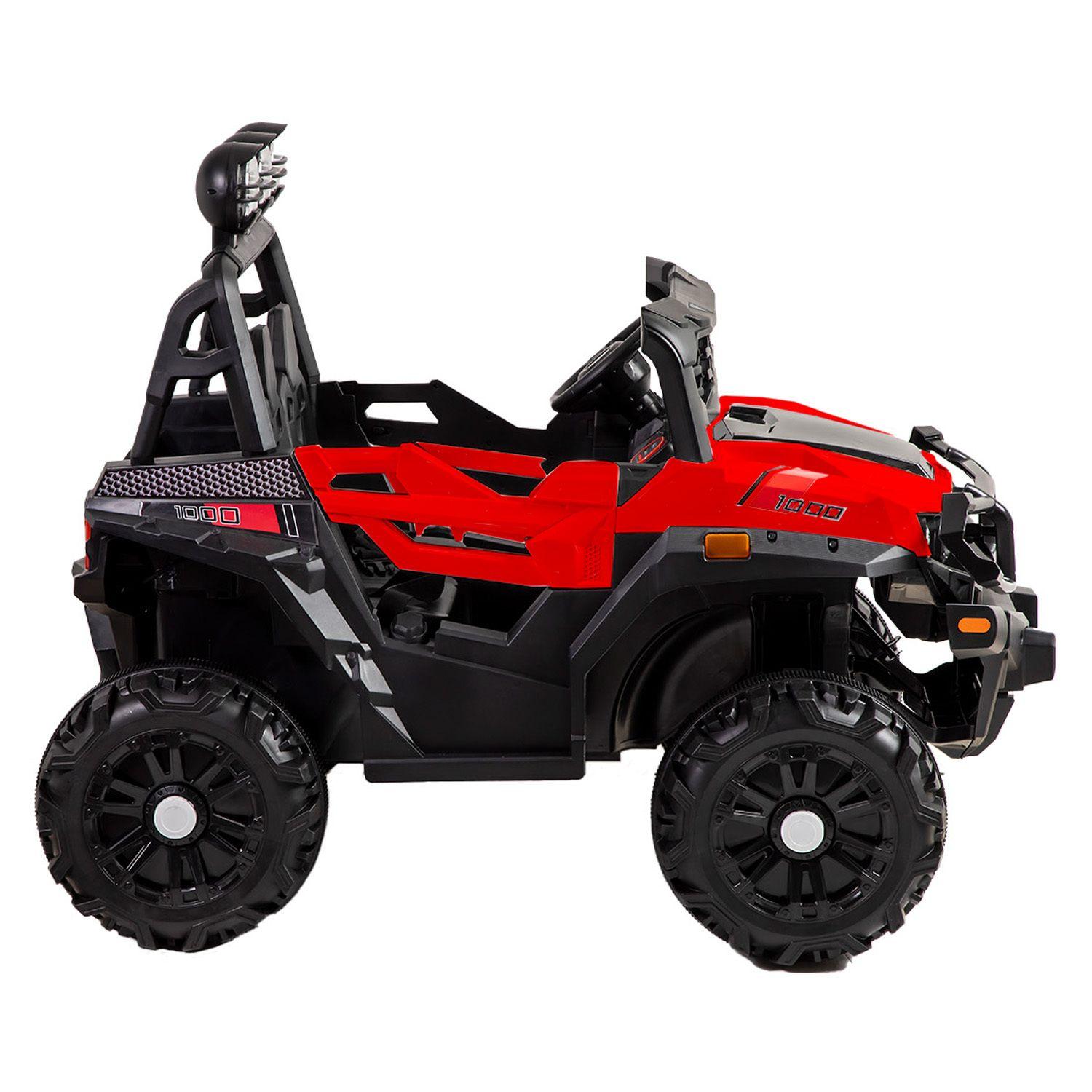 Auto a Batería Jeep Explorer 4x4 Niños Infantil Rojo-3
