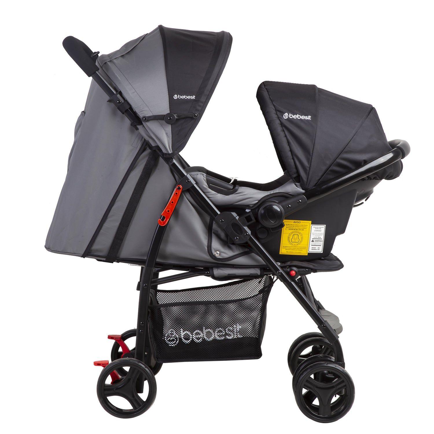 Coche Travel System Summer Gris-2