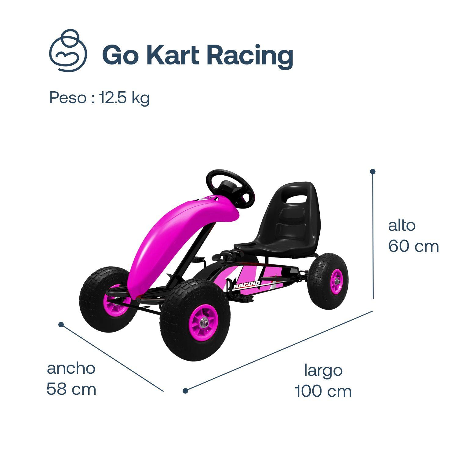 Gokart Racing Bebesit -  Rosa-2