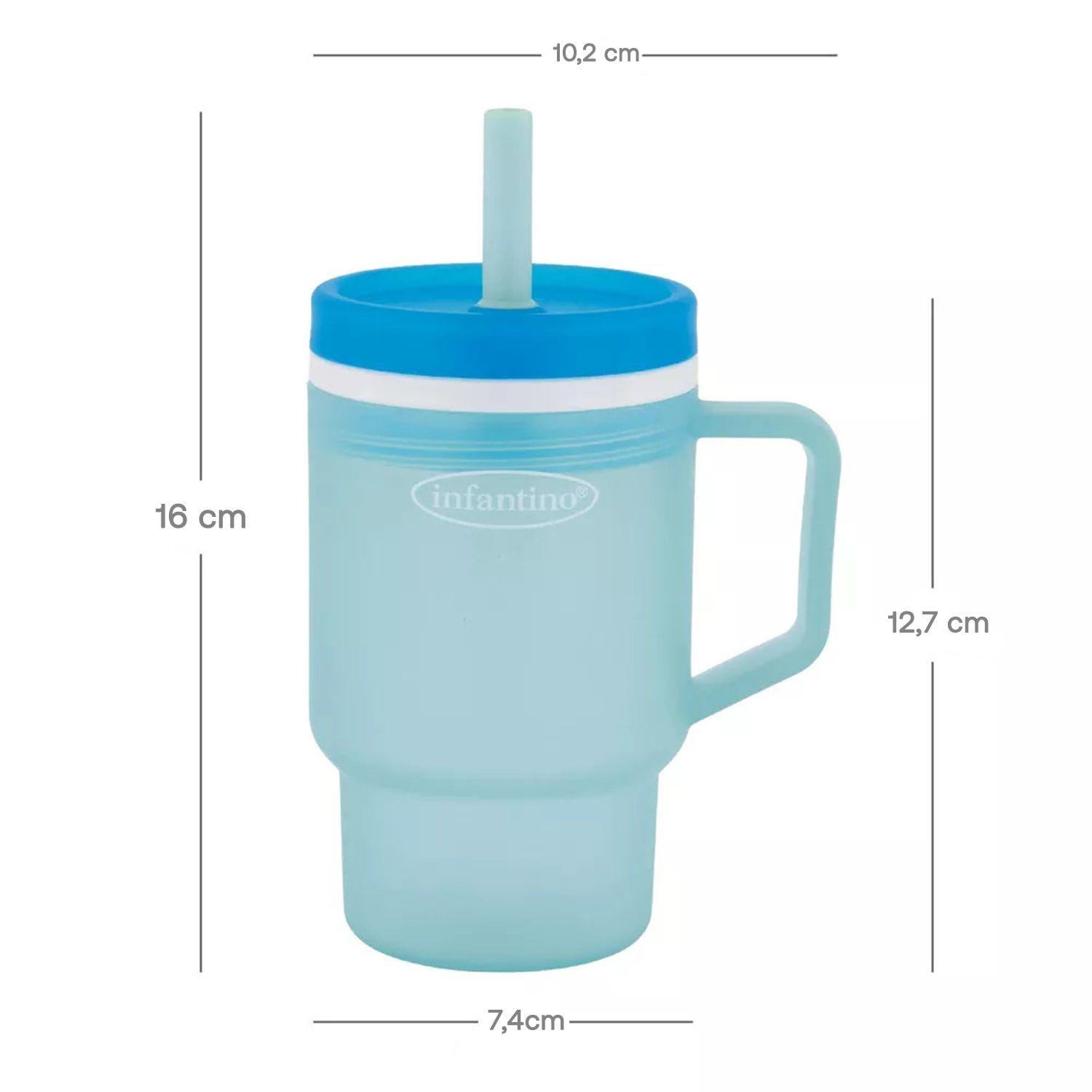 Vaso Antiderrame con Bombilla My1st Tumbler 266ml Moody Blue-4