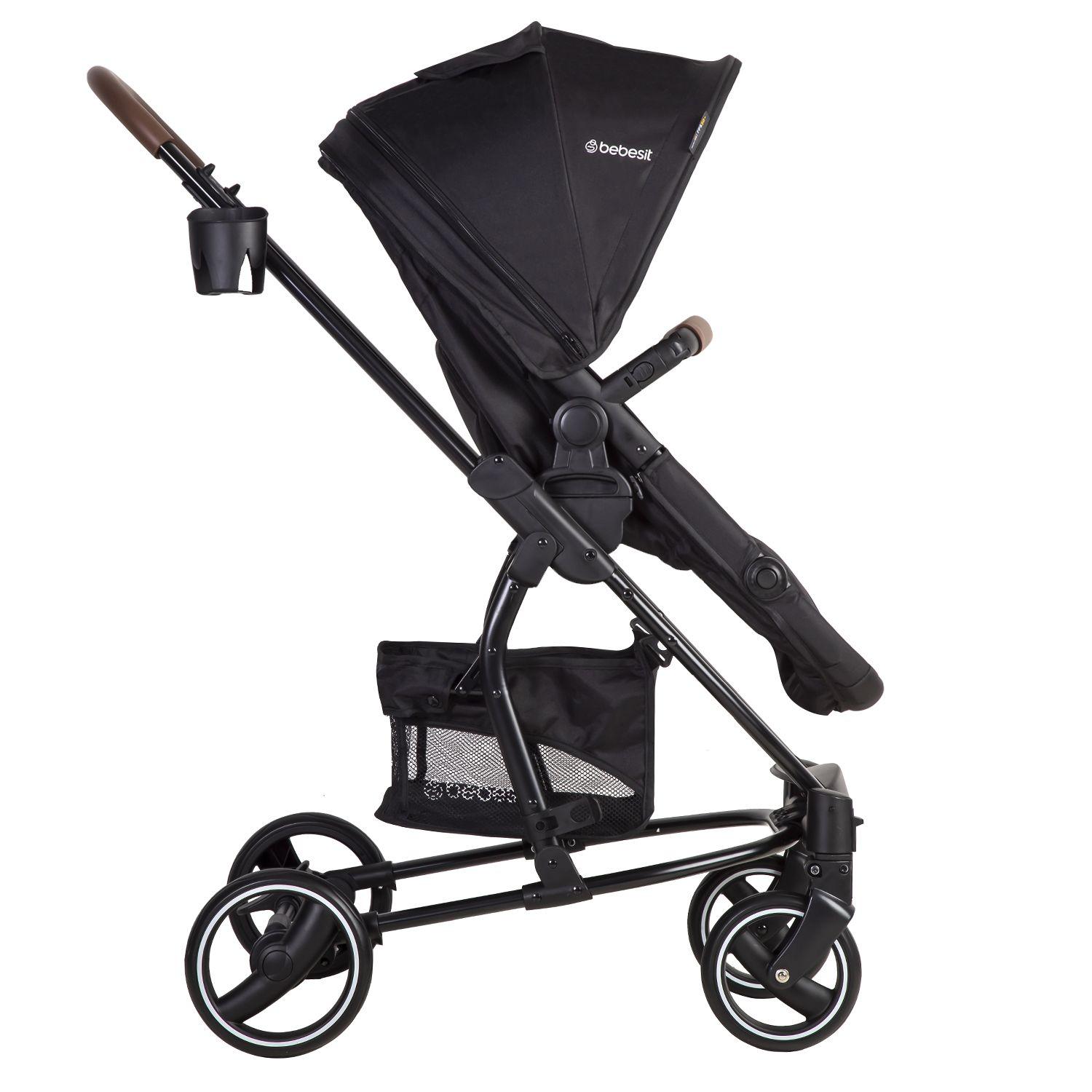 Coche Travel System Alfa Nuevo Negro Bebesit-2