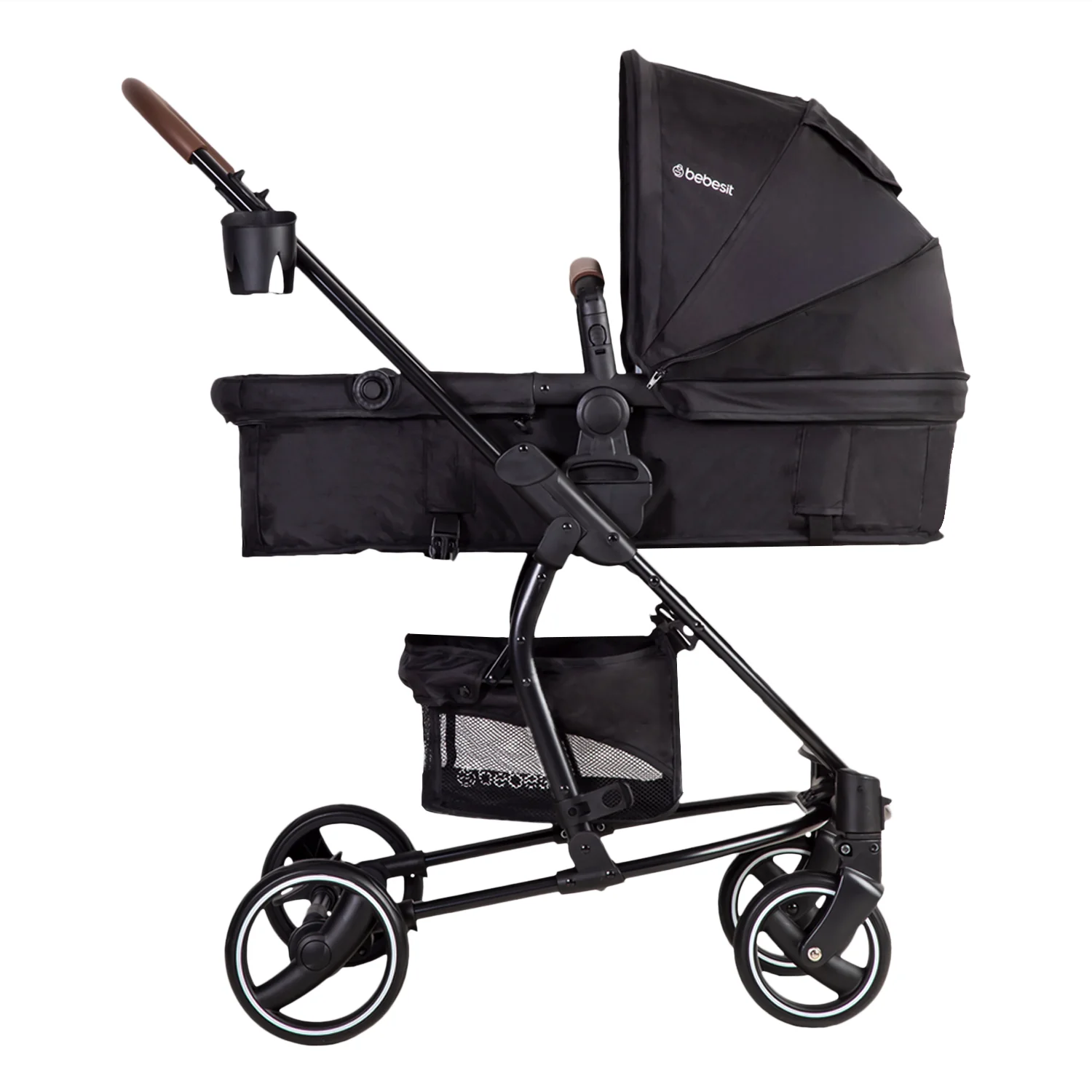 Coche Travel System Alfa Nuevo Negro Bebesit-2