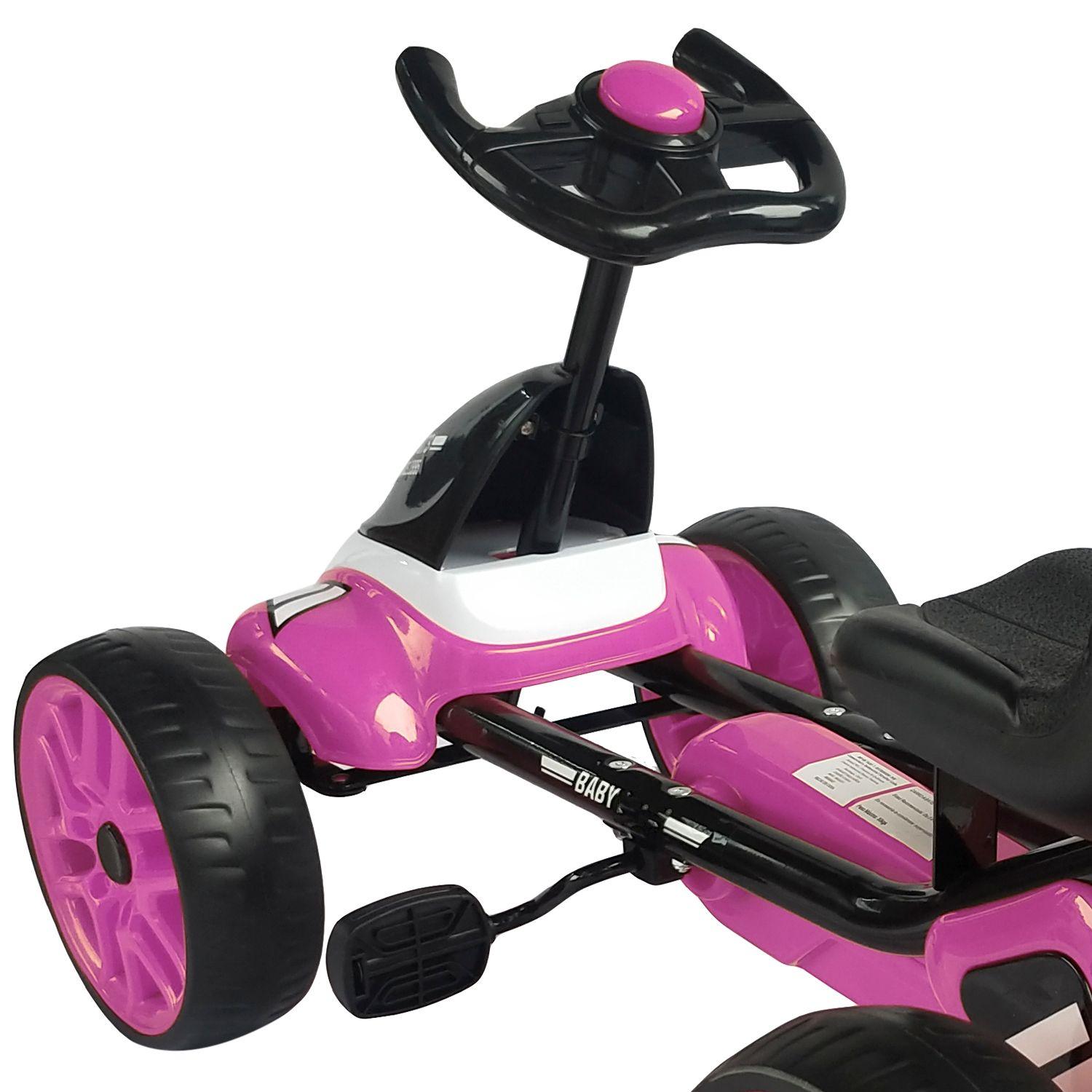 Go Kart Corsa GK5023 Rosado Bebesit-4