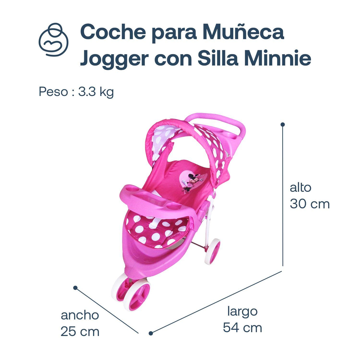 Coche de Juguete para Muñeca Jogger con Silla Minnie Disney-2