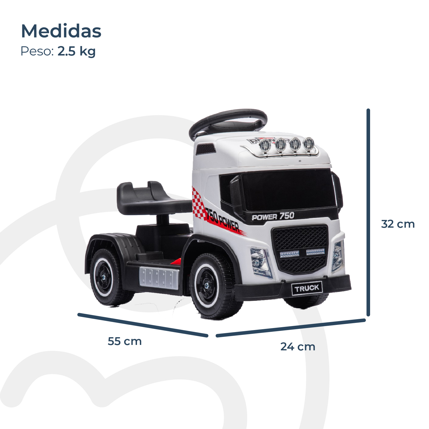 Corre Pasillo Caminador Camión Policía Bebesit-6