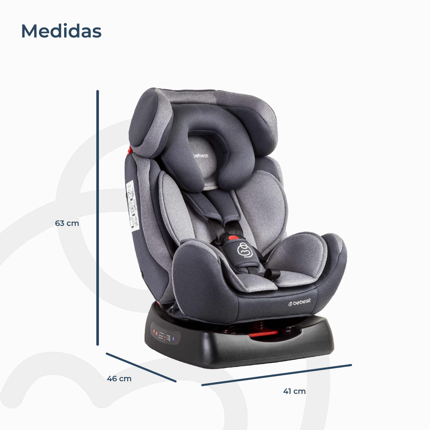 Silla de Auto Orbit Lx Gris Bebesit-7