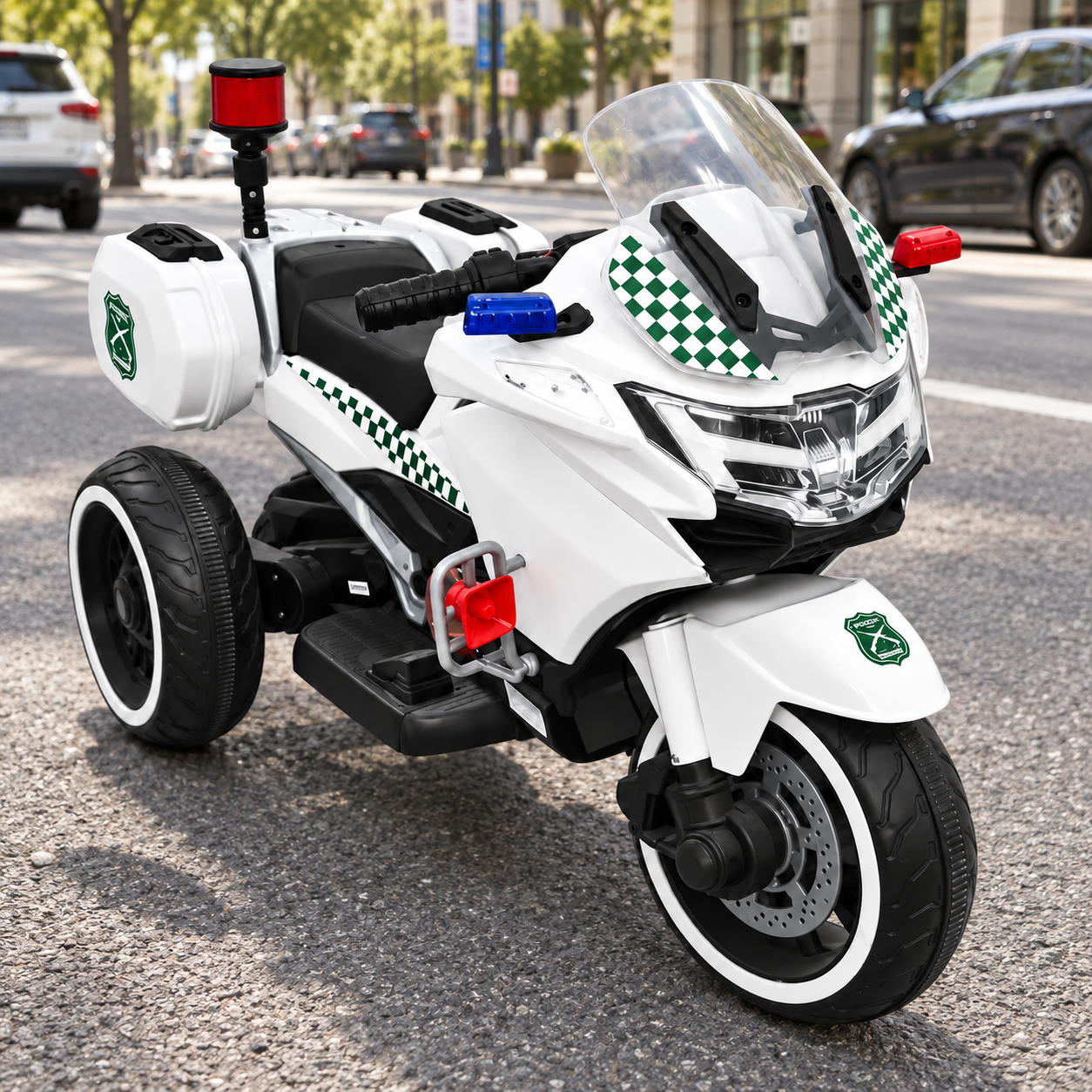 Moto a Batería Infantil Carabinero-5