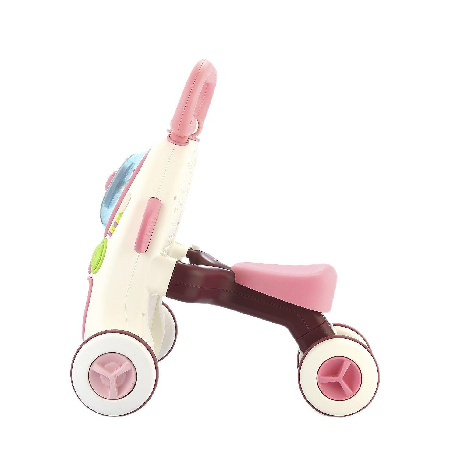 Corre Pasillo Caminador 2 en 1 Rosado Bebesit-2