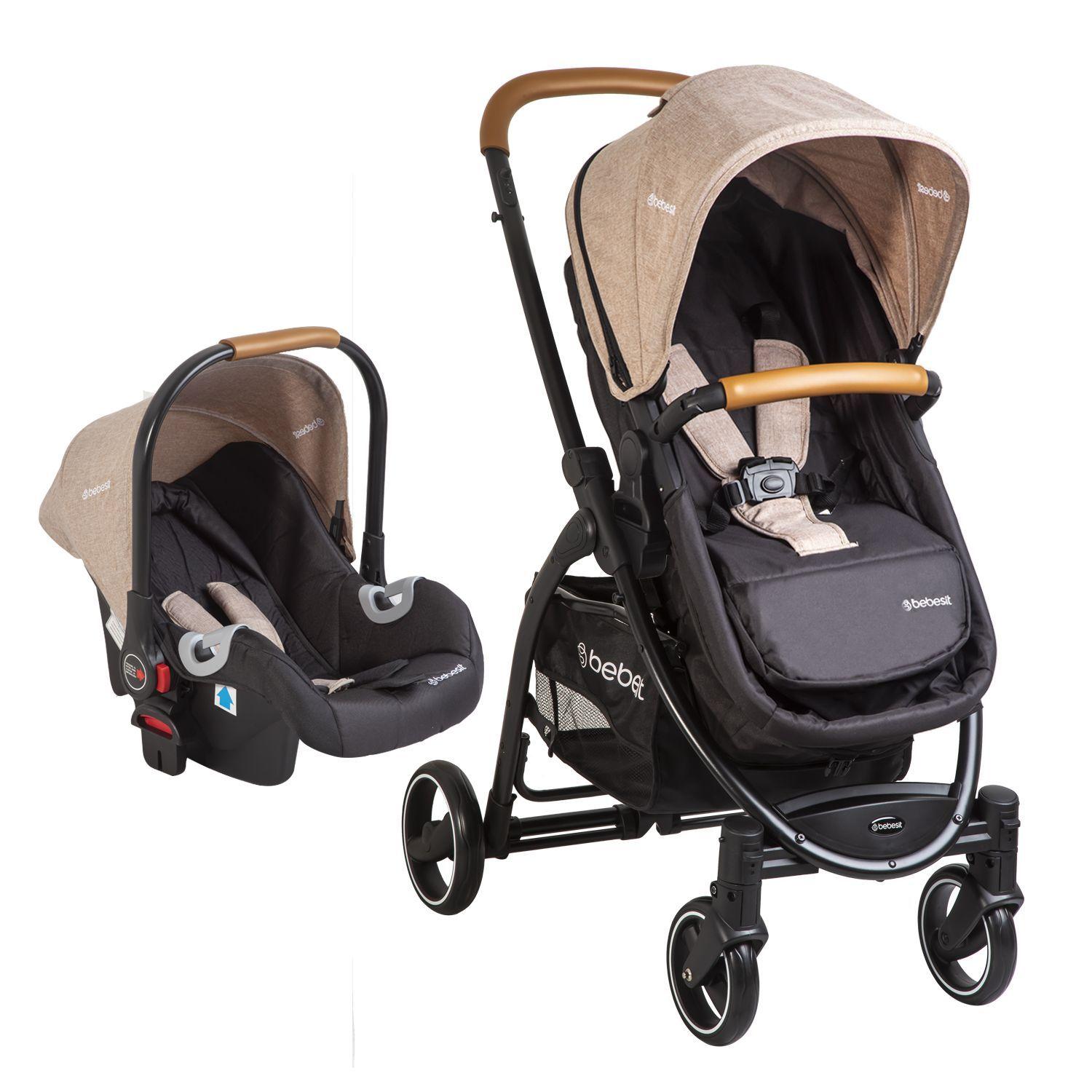 Coche Travel System Fénix Beige-0
