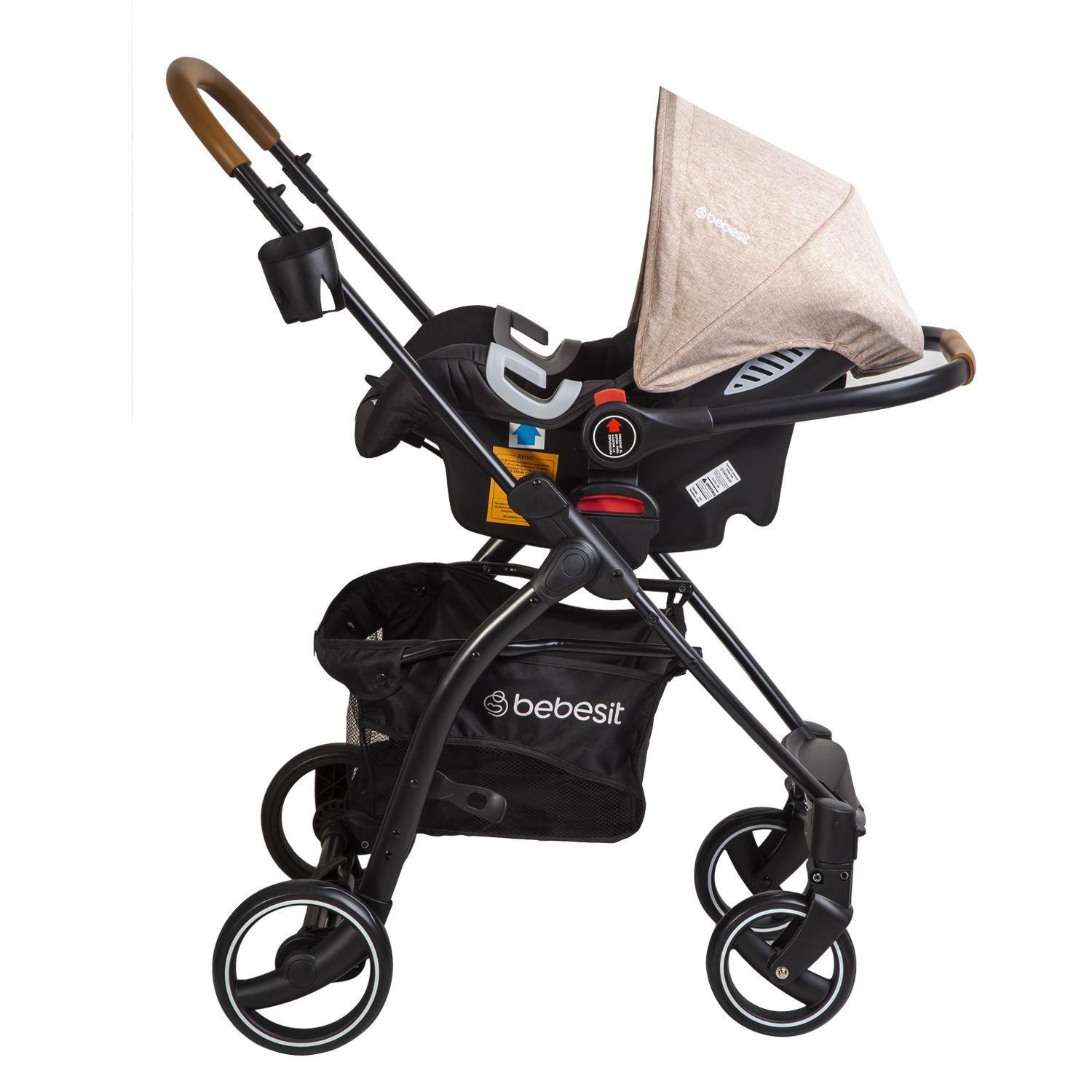 Coche Travel System Fénix Beige-3