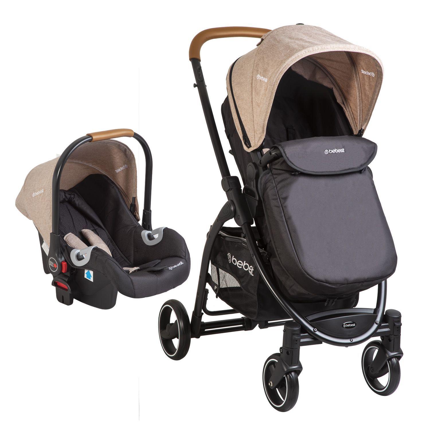 Coche Travel System Fénix Beige-1