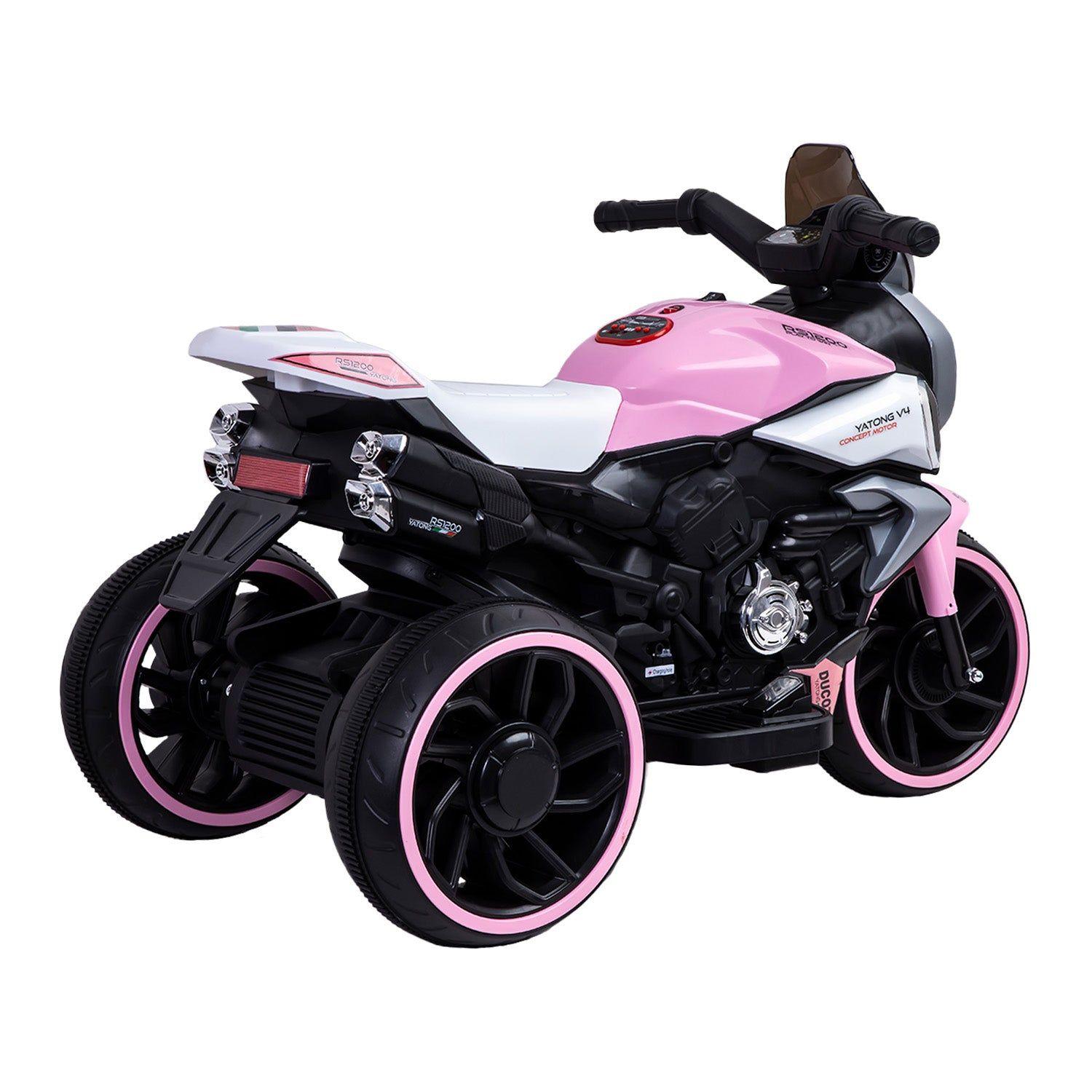 Moto 3 Ruedas Trimoto Bolt Rosa Bebesit-3