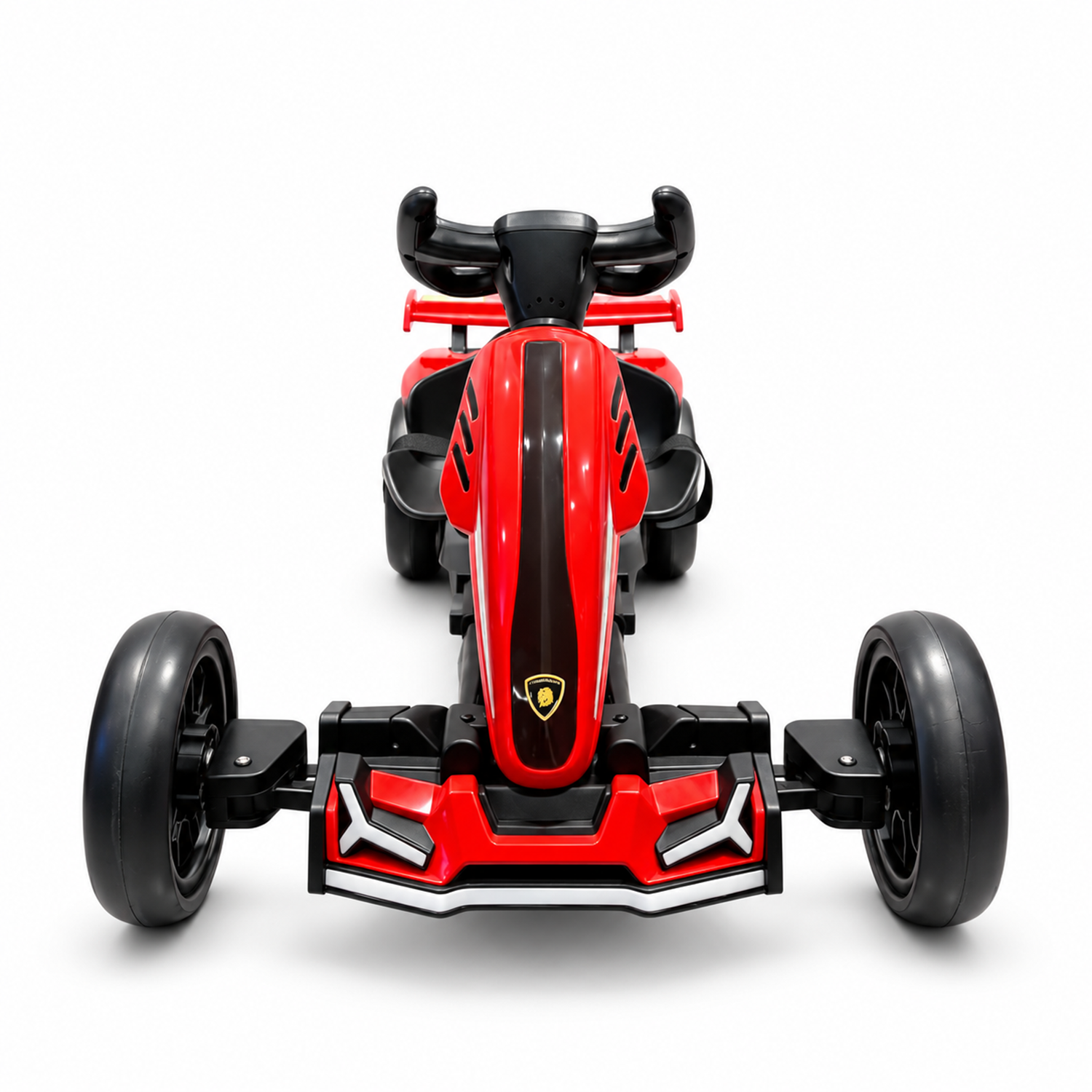 Auto a Batería Infantil E-GoKart Race4fun Rojo-1