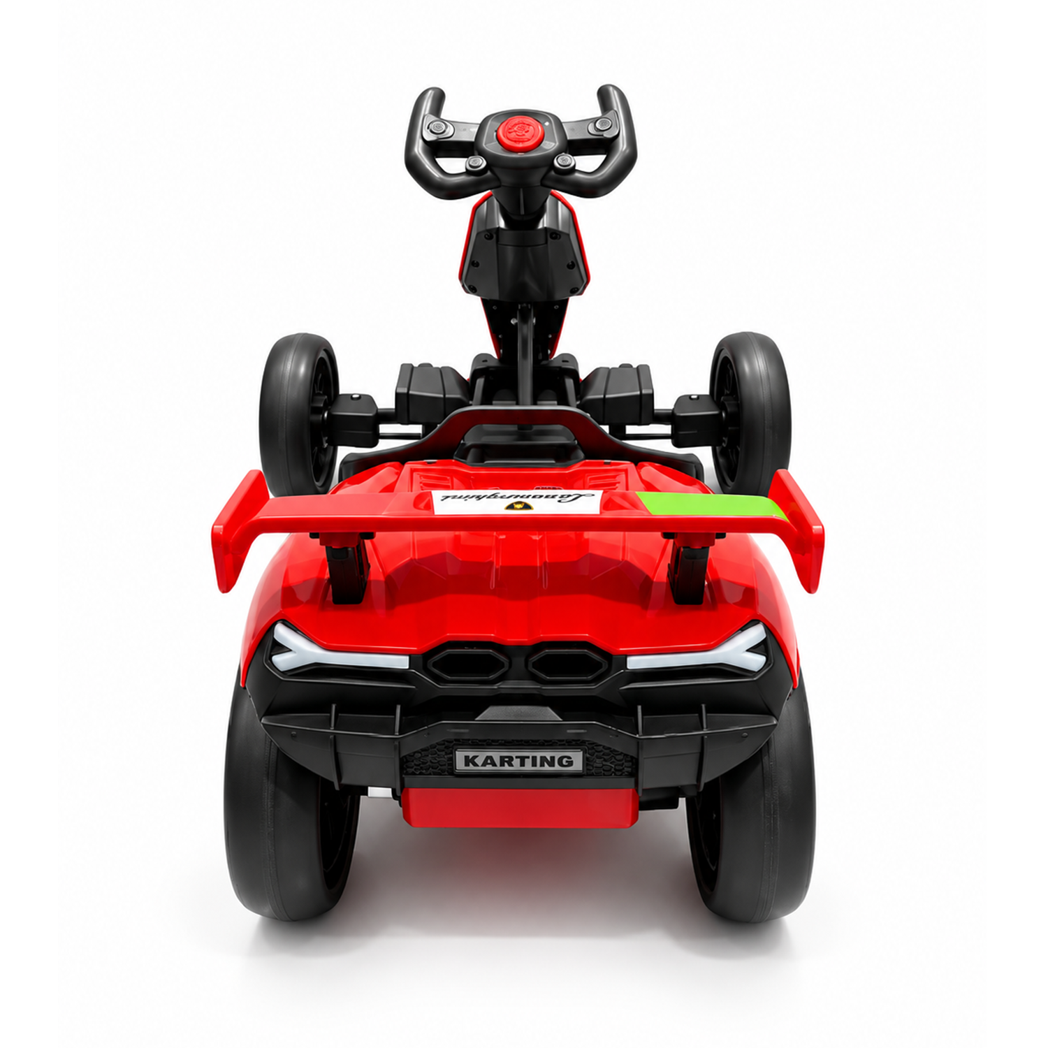 Auto a Batería Infantil E-GoKart Race4fun Rojo-3