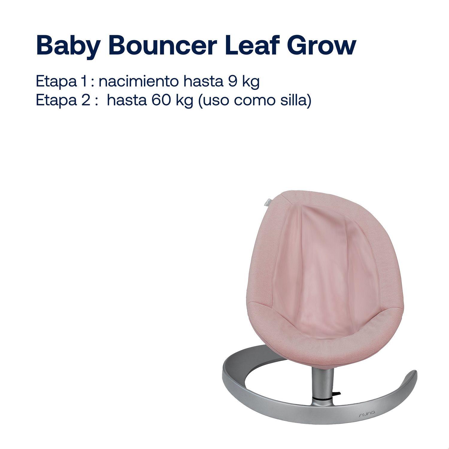 Baby Bouncer Nuna Leaf Grow Blush-3