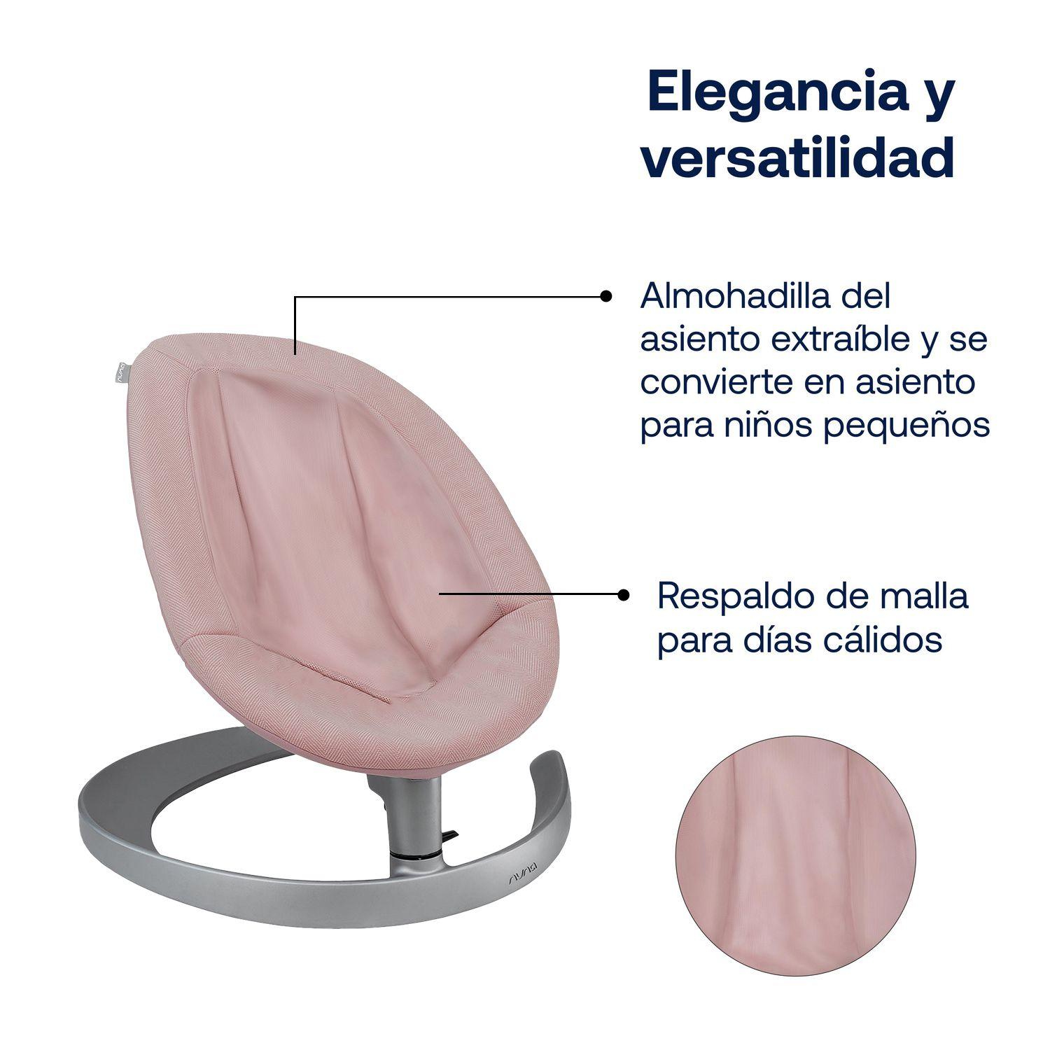 Baby Bouncer Nuna Leaf Grow Blush-6