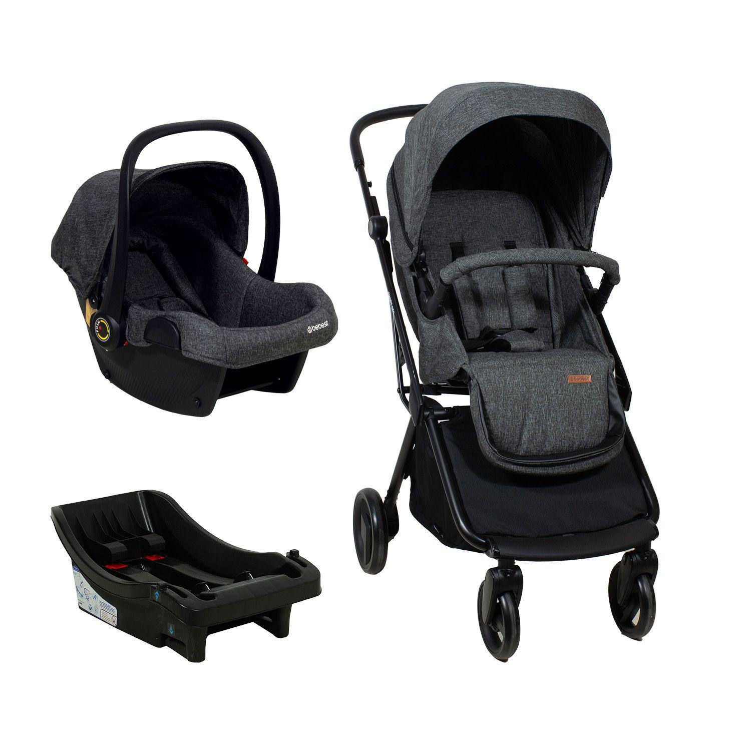 Coche Travel System Swift 360 Gris Bebesit-0
