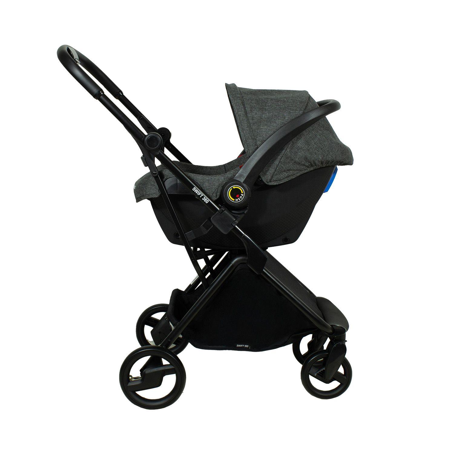 Coche Travel System Swift 360 Gris Bebesit-2